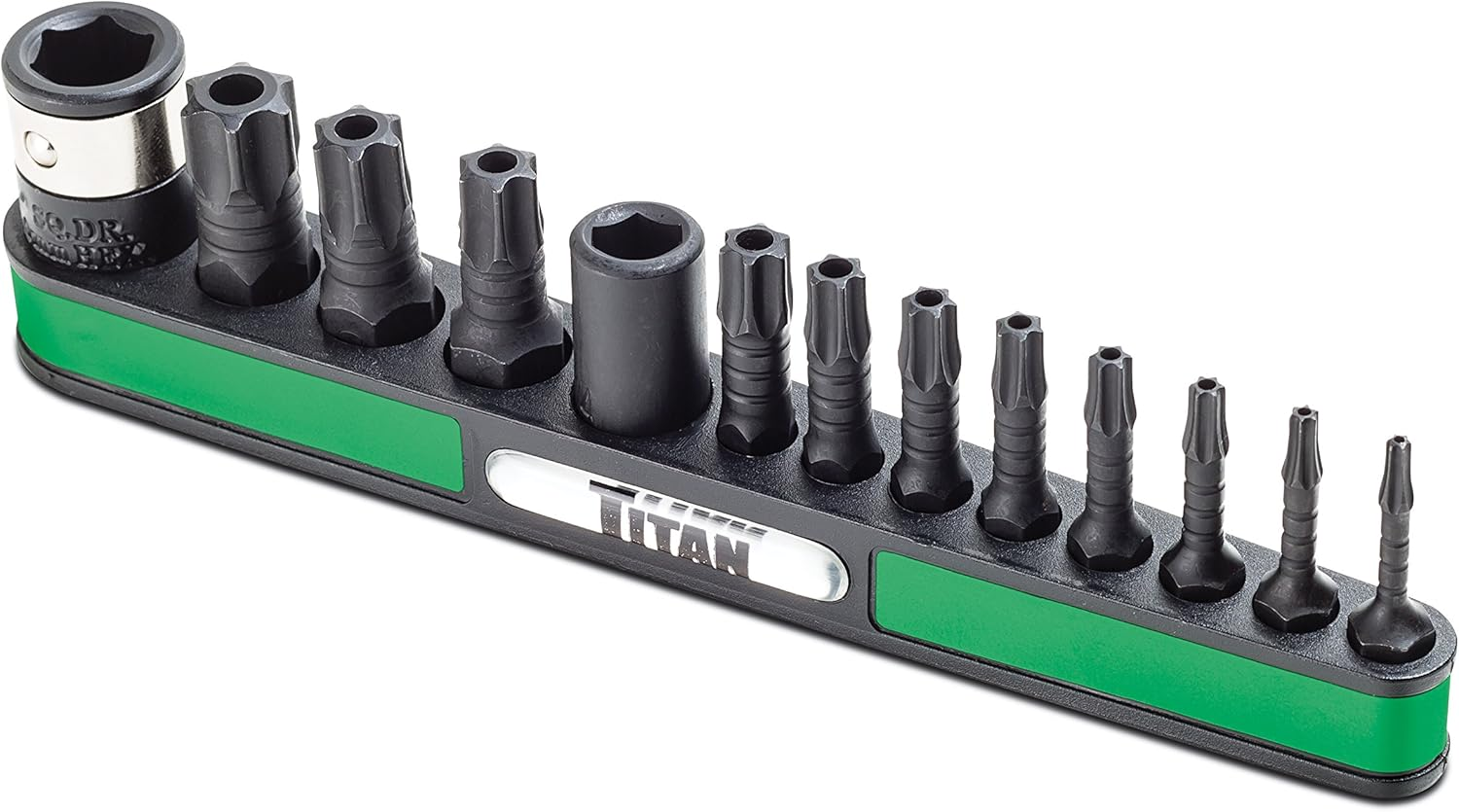 Titan Tools 16039 13-Piece Tamper Resistant Impact Grade Star Bit Set image number 2