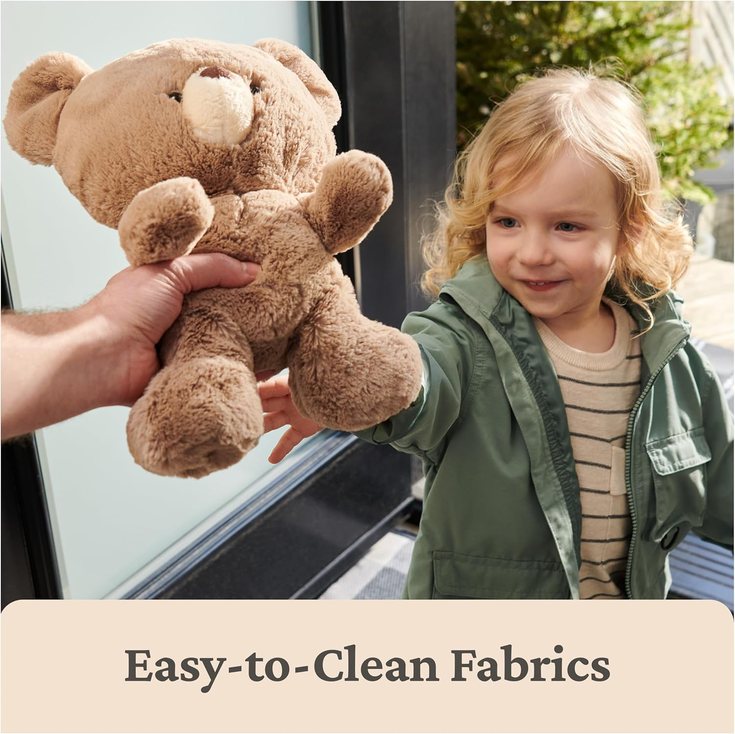 Gund Bear Kai Stuffed Animal Plush Toy, Vanilla, Small (30 Cm Size) image number 4