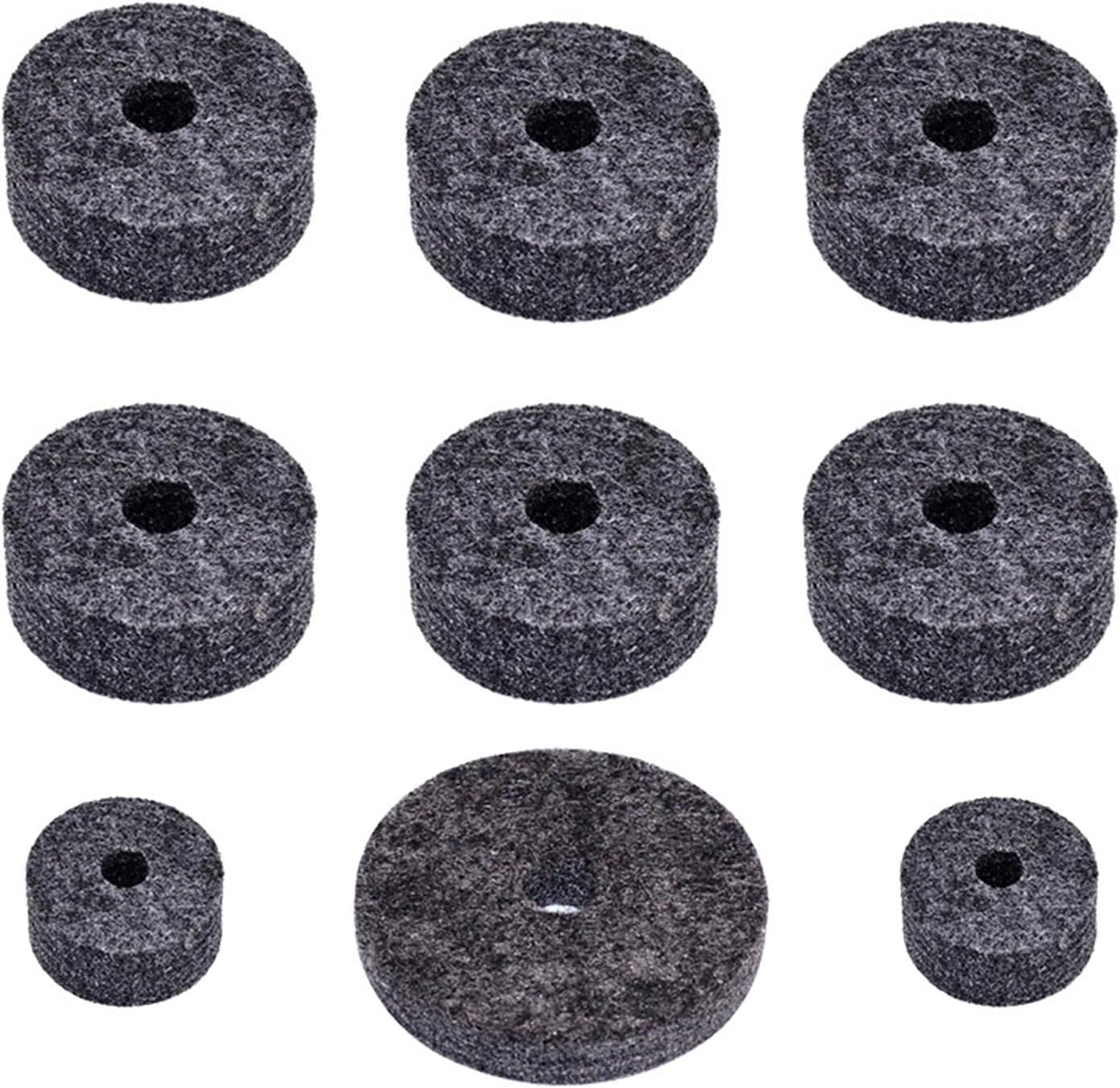 Drum Sets Replacement Cymbal Felt Washer Drum Accessories Replacement Kit, Grey image number 3