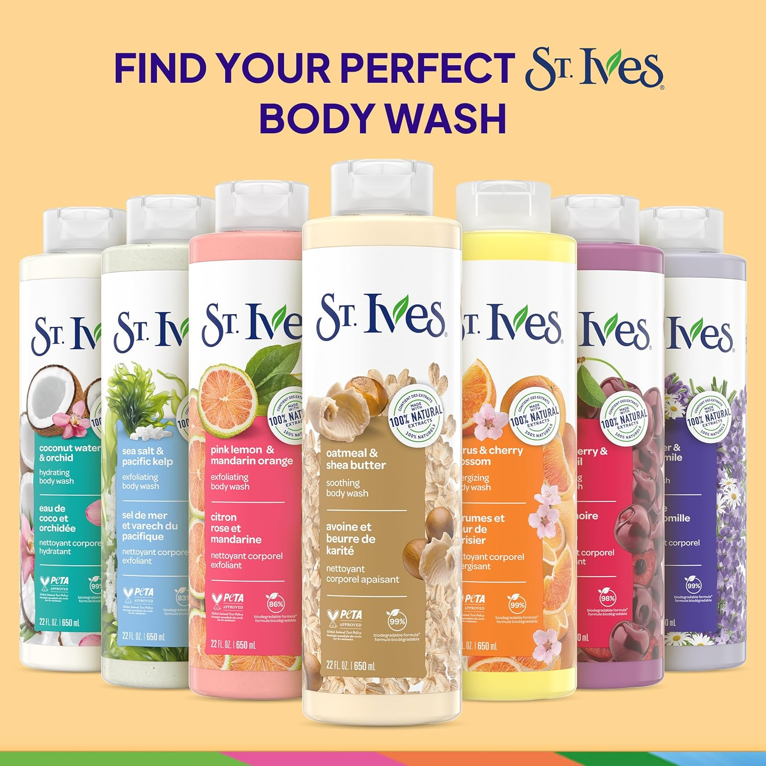 ST. Ives Oatmeal and Shea Butter Body Wash 650 Ml image number 4