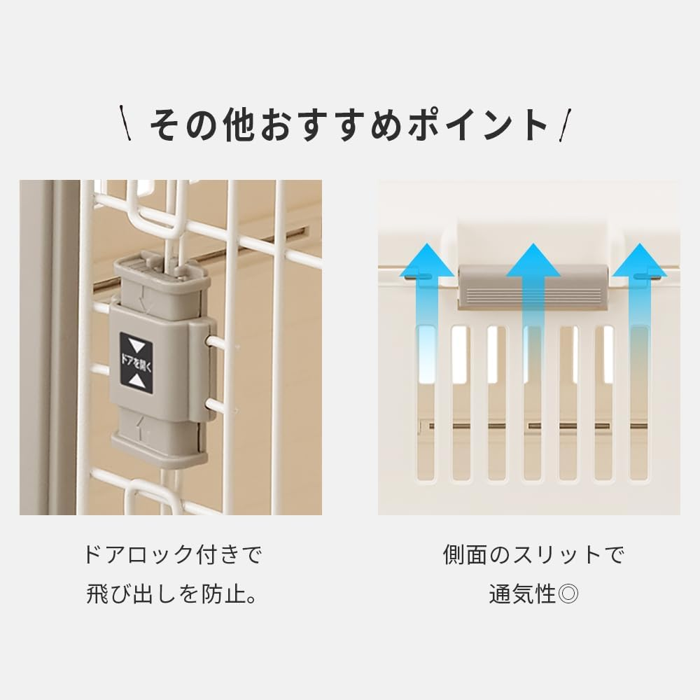 Iris Ohyama FC-670 Pet Carrier, Dog Carrier, Cat Carrier, Folding Pet Carrier, Brown