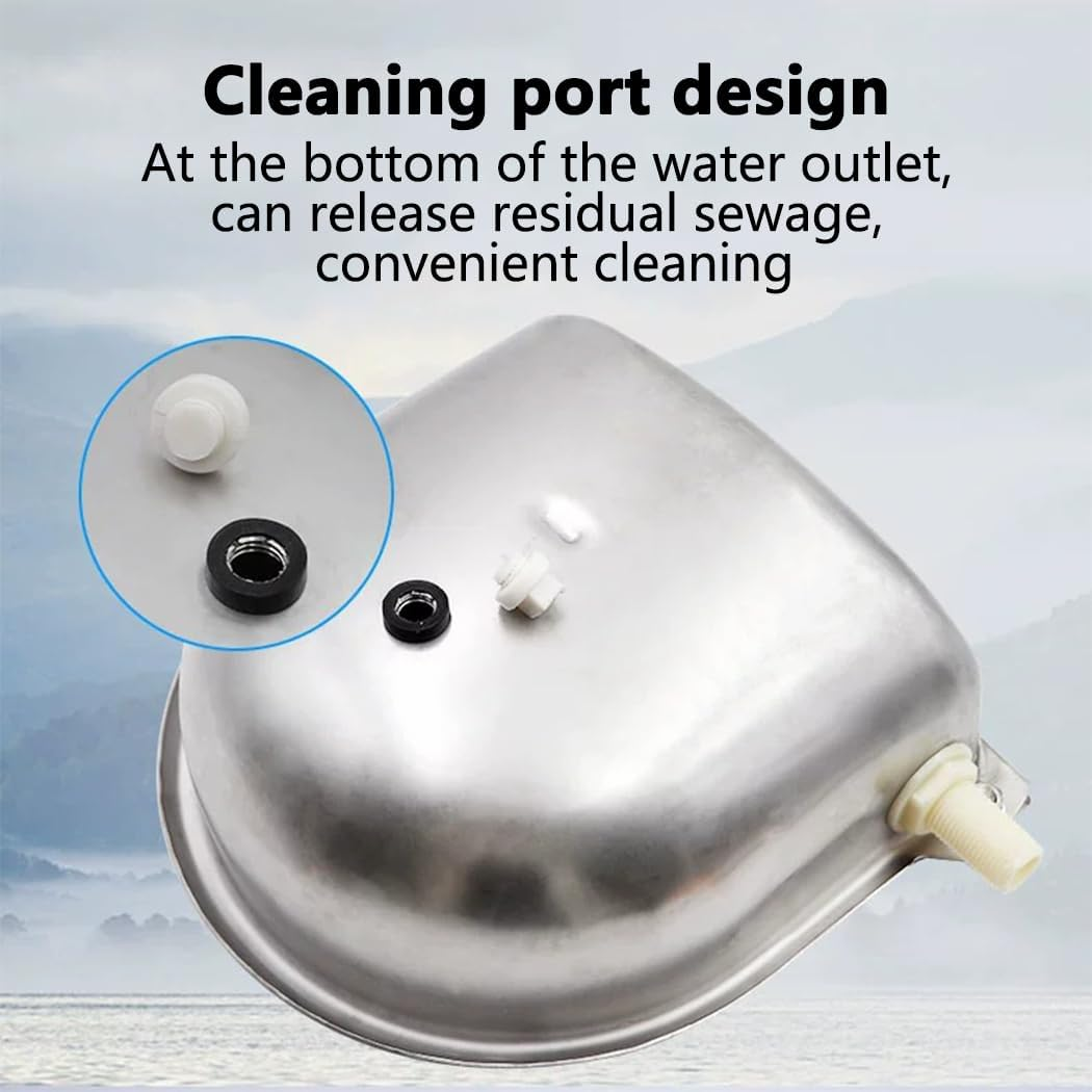 PORIYA 4L Auto Animal Drinking Water Bowl,With Float Valve,Auto Fill&Large Capacity Waterer Kit,For Cow Dog Horse Chicken Livestock Water Trough Dispenser (Silvery, Pipe +Drinking Bow) image number 5