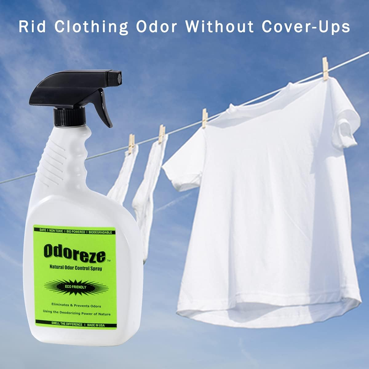 ODOREZE Natural Laundry Deodorizing Additive: 8 Oz. Concentrate Makes 32 Gallons image number 3