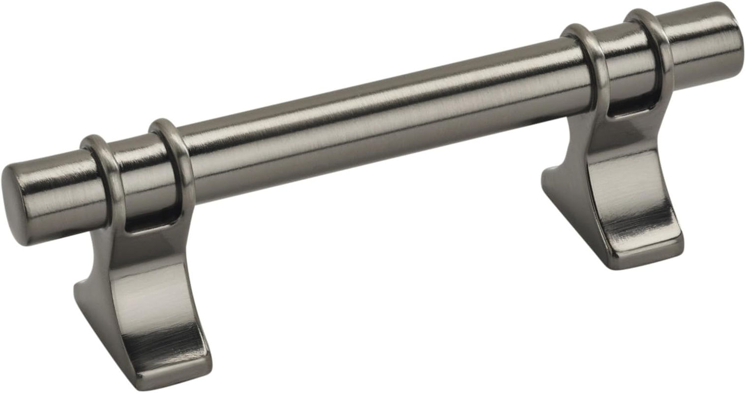 Amerock | Cabinet Pull | Gunmetal | 3 Inch (76 Mm) Center to Center | Davenport | 1 Pack | Drawer Pull | Drawer Handle | Cabinet Hardware image number 4