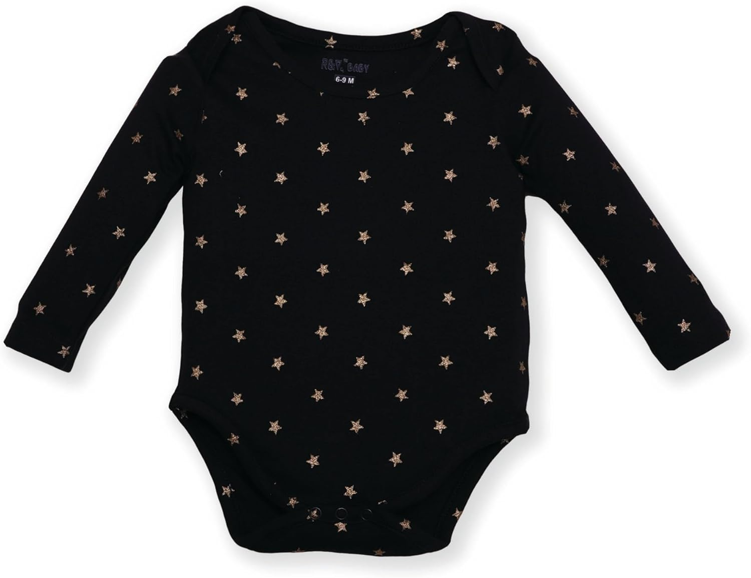 Baby 6 Piece Bodysuit Set with Space-Themed Print, Long Sleeves, 100% Cotton (Multi Pack of 6) image number 4