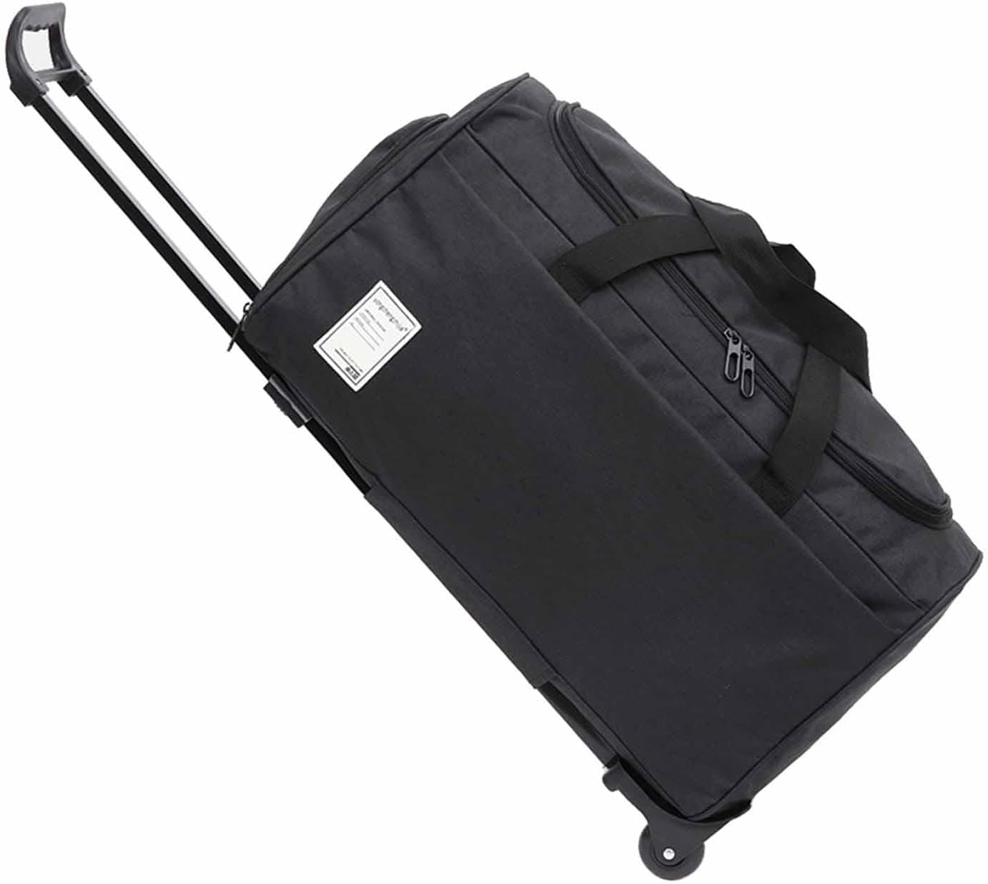 Baotyjie Rolling Duffel Bag Travel Bag Portable for Men Women Storage Camping Suitcase Waterproof Oxford Cloth Travel Luggage Foldable, Red