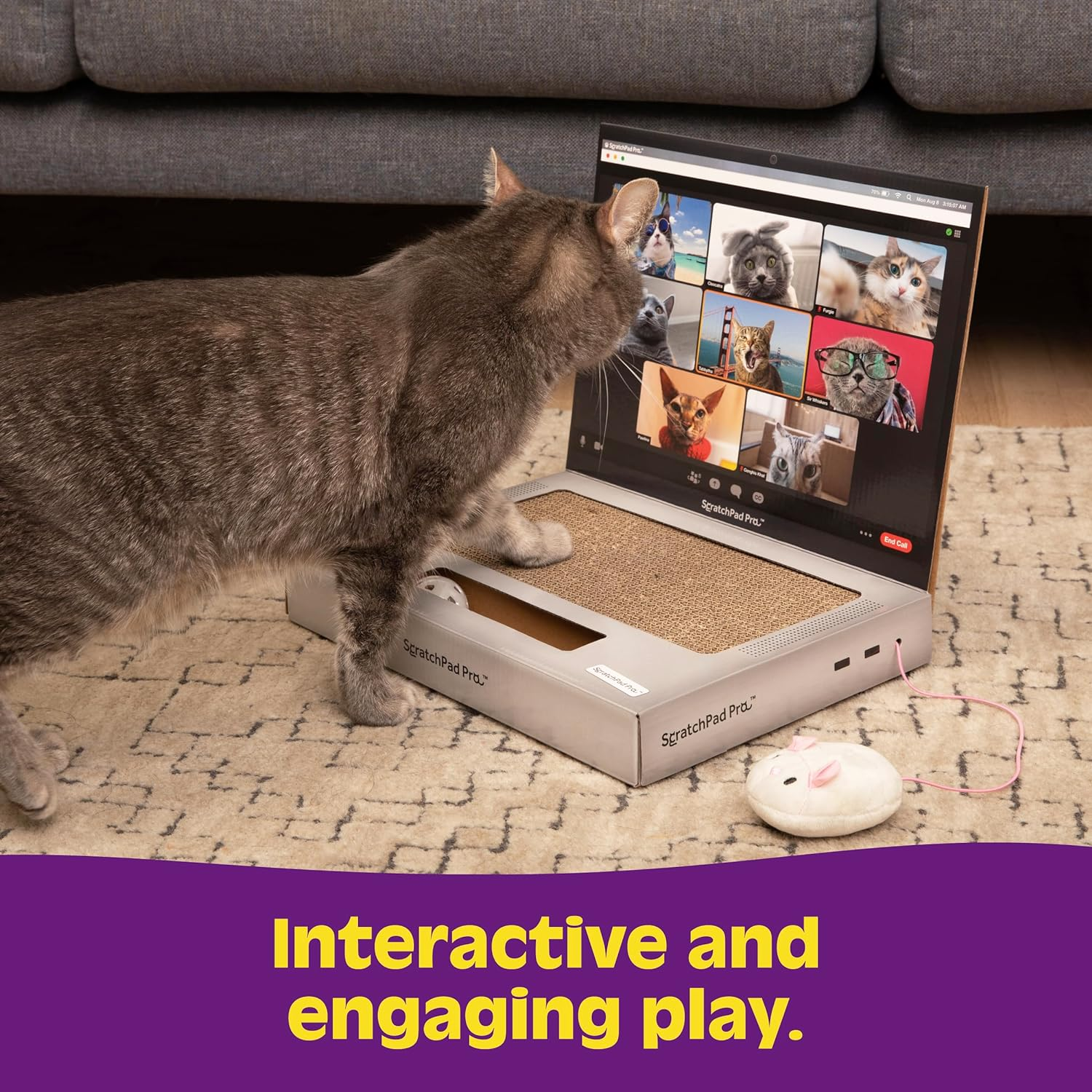 Scratchpad Pro &mdash; Cardboard Laptop Cat Scratcher image number 6