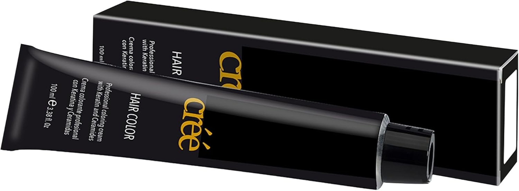 Cree Hair Color W/Keratin and Ceramides - 3.38 Fl Oz - 1 Pack Professional Coloring Cream (6.1-Dark Ash Blond) - 7-Blond image number 5