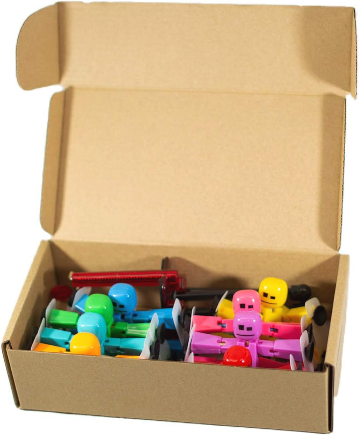 Zing Stikbot 8 Solid Pink/Yellow/Light Blue/Green/Dark Blue/Purple/Orange/Red Color and Red Tripod (TST888SCTP) image number 1