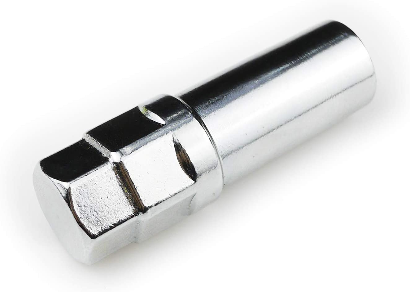 WHEEL CONNECT Lug Nuts Key for 6 Spline Drive Lug Nuts and Bolts with Shank Diameter 17.3Mm. Spline Socket, Chrome Finish, Light Version.