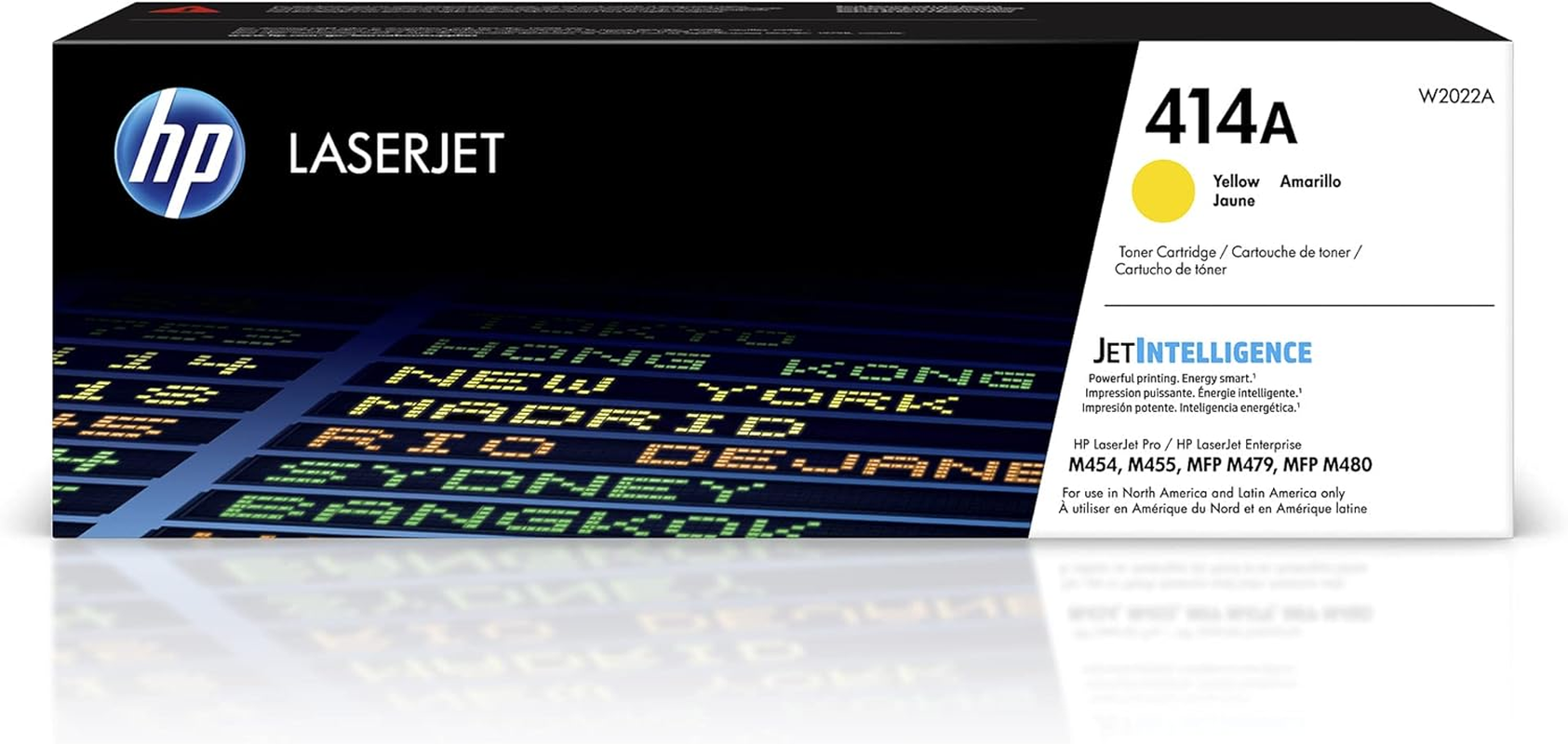 HP Original 414A Yellow Toner Cartridge | Works with Color Laserjet Enterprise M455Dn, MFP M480F; Color Laserjet Pro M454 Series, Color Laserjet Pro MFP M479 Series | W2022A image number 4