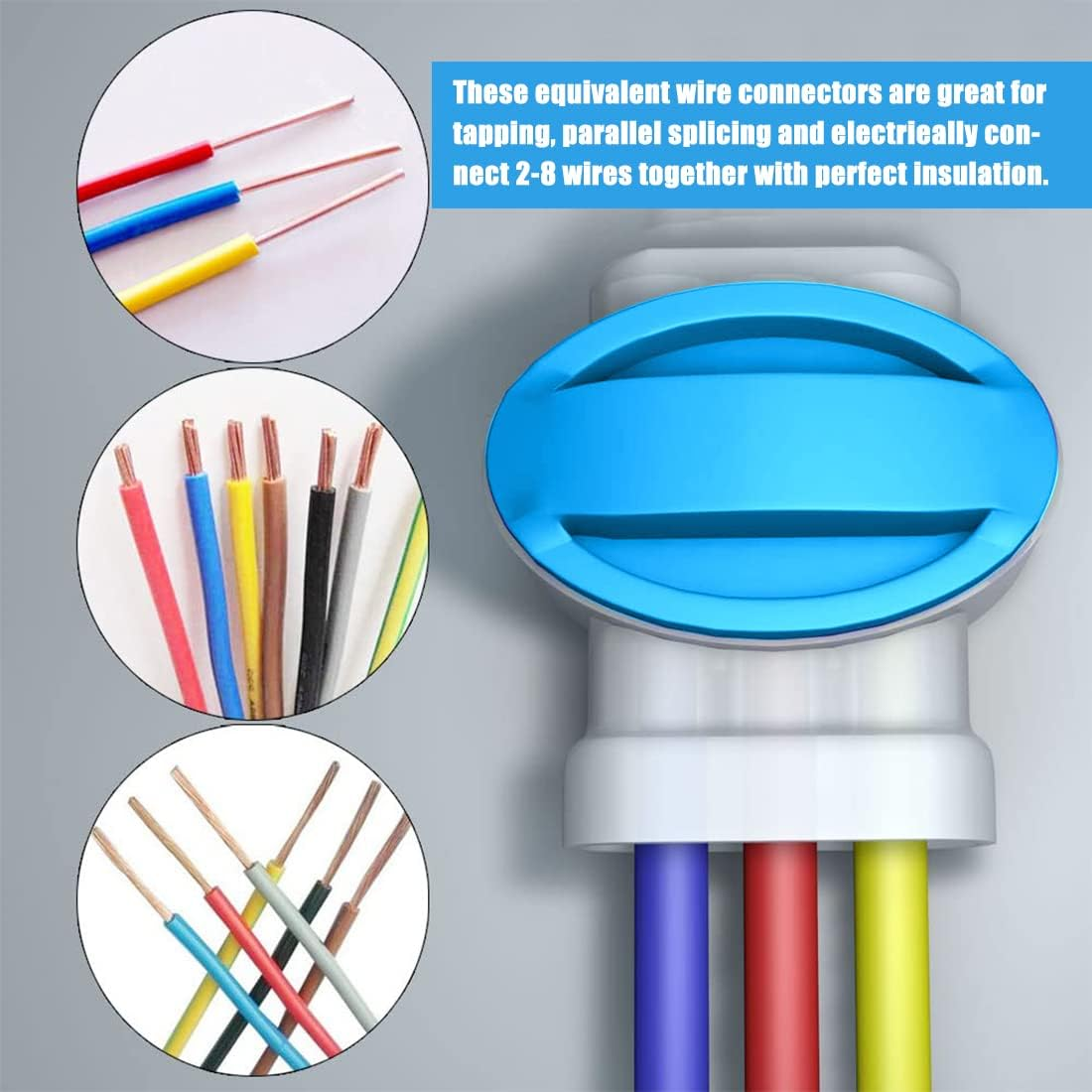 LINXIU Cable Connector for Robotic Lawnmower, Waterproof Connection Terminals, Cable Clamps with Gel Filling, Cable Connector for Lawnmower, Automower, Pack of 22 image number 5