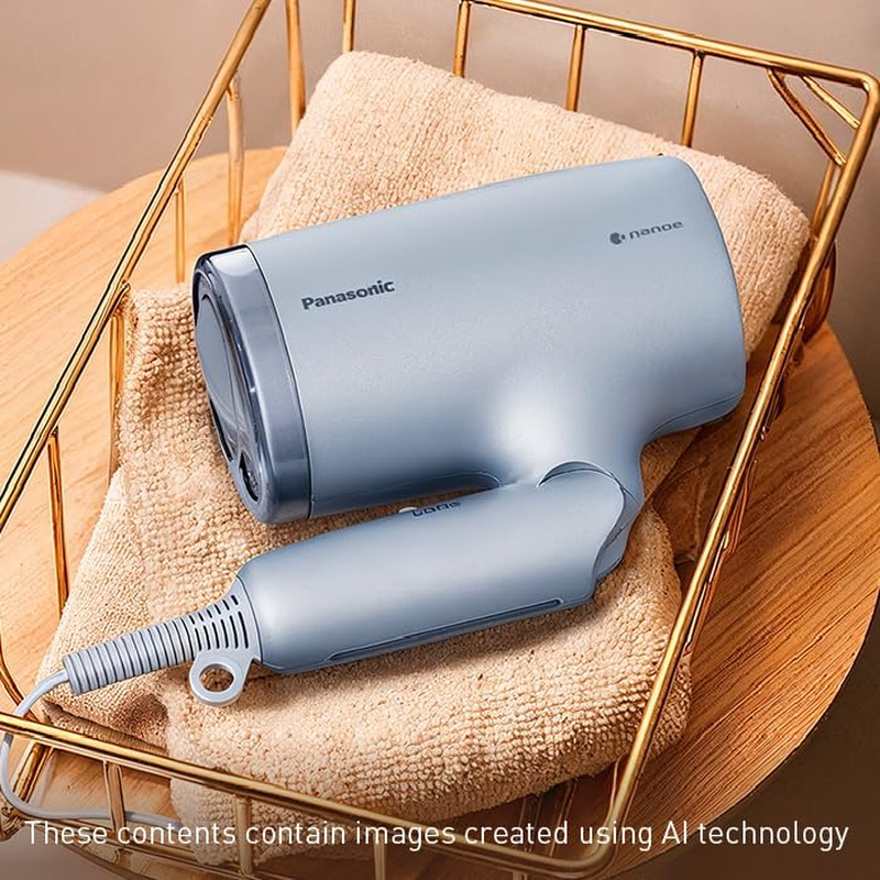 Panasonic Nanoe Hairdryer, Foldable, with Hot/Cold Modes and Quick Dry Nozzle (EH-NA7M) image number 2