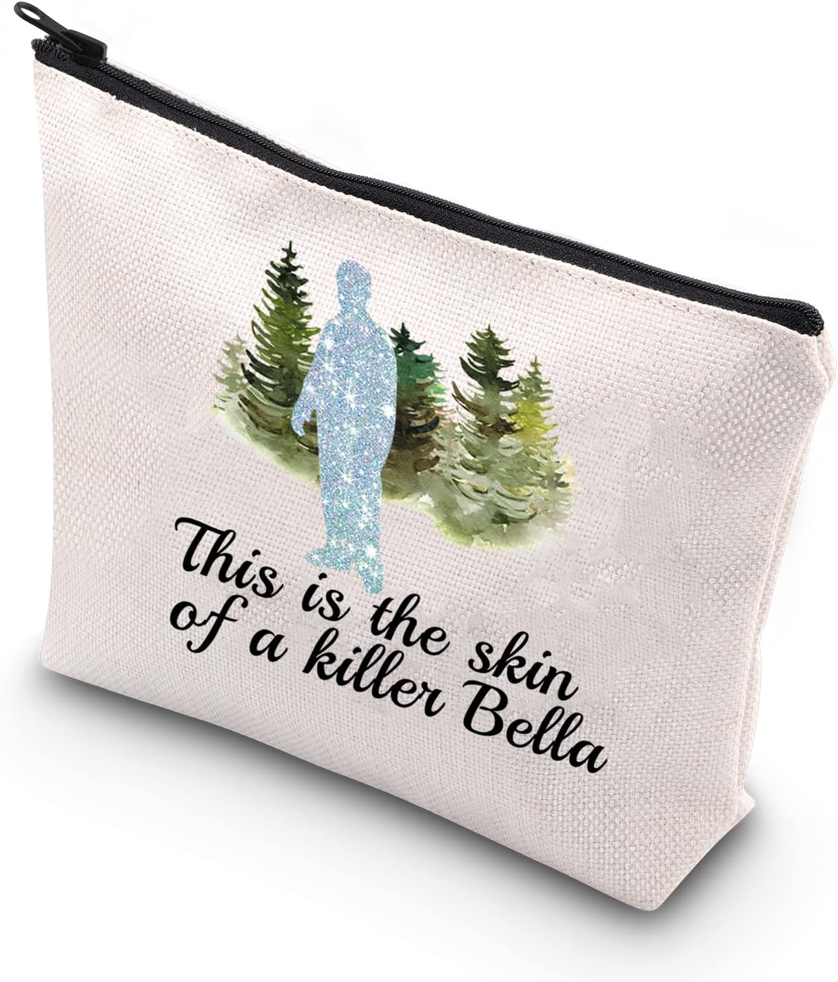 WCGXKO Movie Show Inspired Gift This Is the Skin of a Killer Bella Zipper Pouch Makeup Bag for Fans, This Is the Skin, Zipper