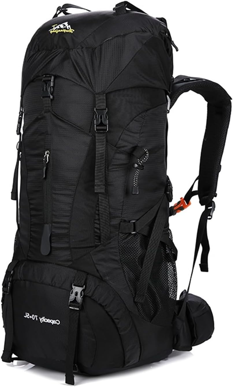 Hxdream Hiking Backpack,Hiking Travel Backpacks,70L Camping Backpack,Travel Backpack with Rain Cover,Suitable for Mountaineering, Camping, Tourism