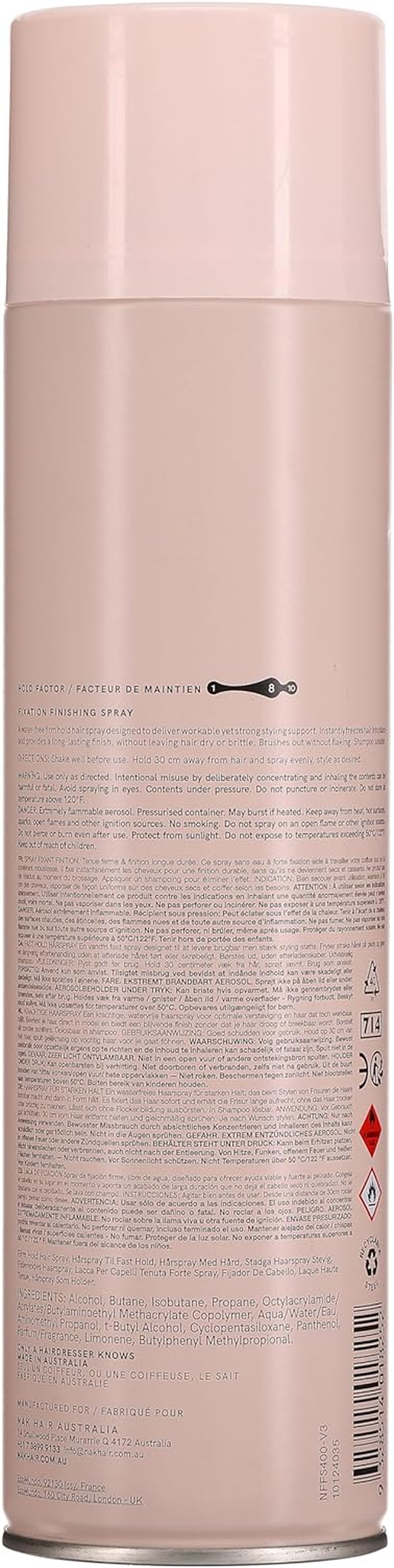 Nak Fixation Finishing Spray 400 G image number 1