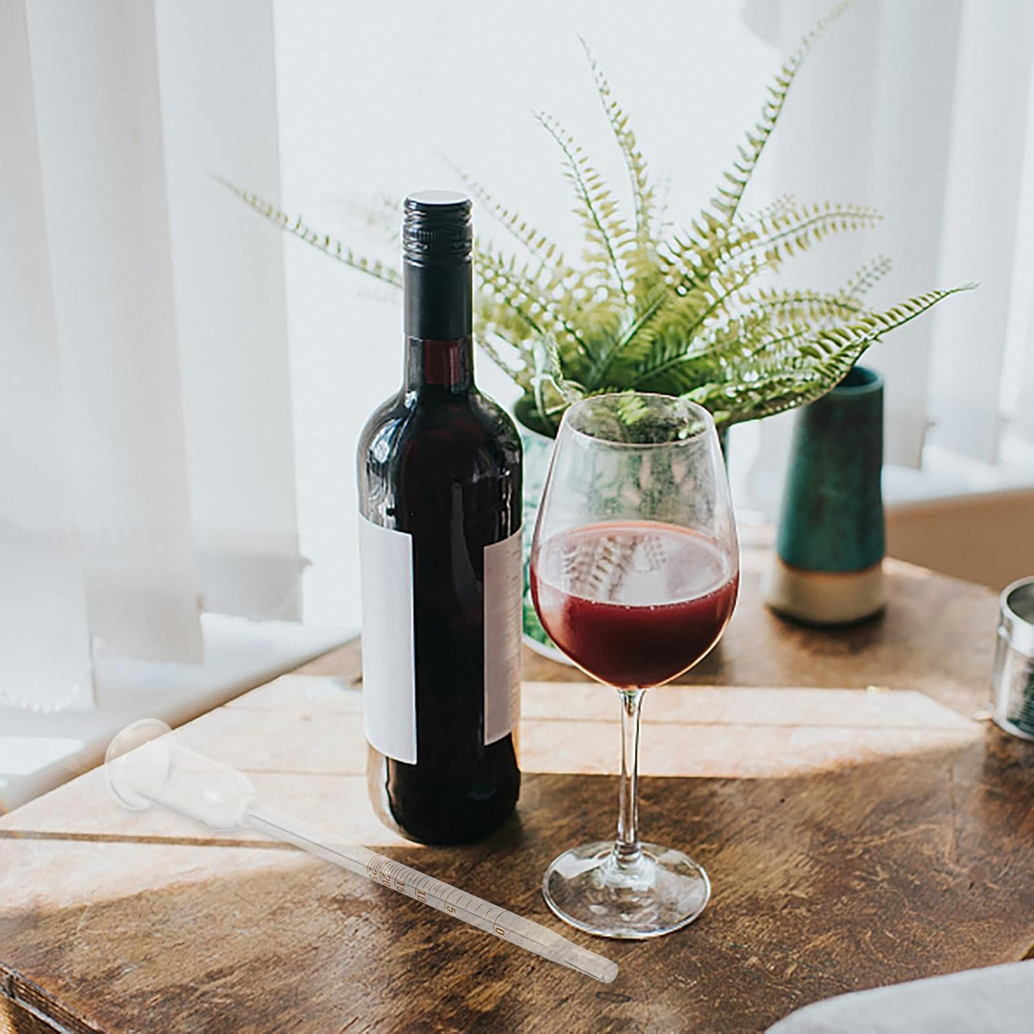 Gatuida Alcohol Content Meter - Precision Hydrometer for Wine and Liquor Testing with Measuring Cup - Essential Tool For image number 6