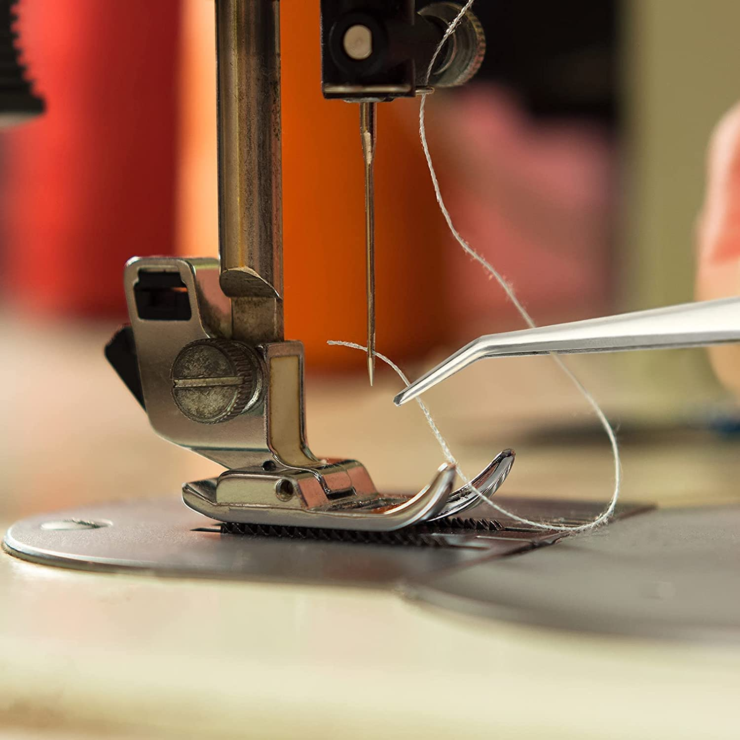 Dental Instruments Mariam College Tweezers &ndash; Stainless Steel Tweezer with Curved Tip (16 Cm) &ndash; by DMX INTL (Pack of 5) image number 3