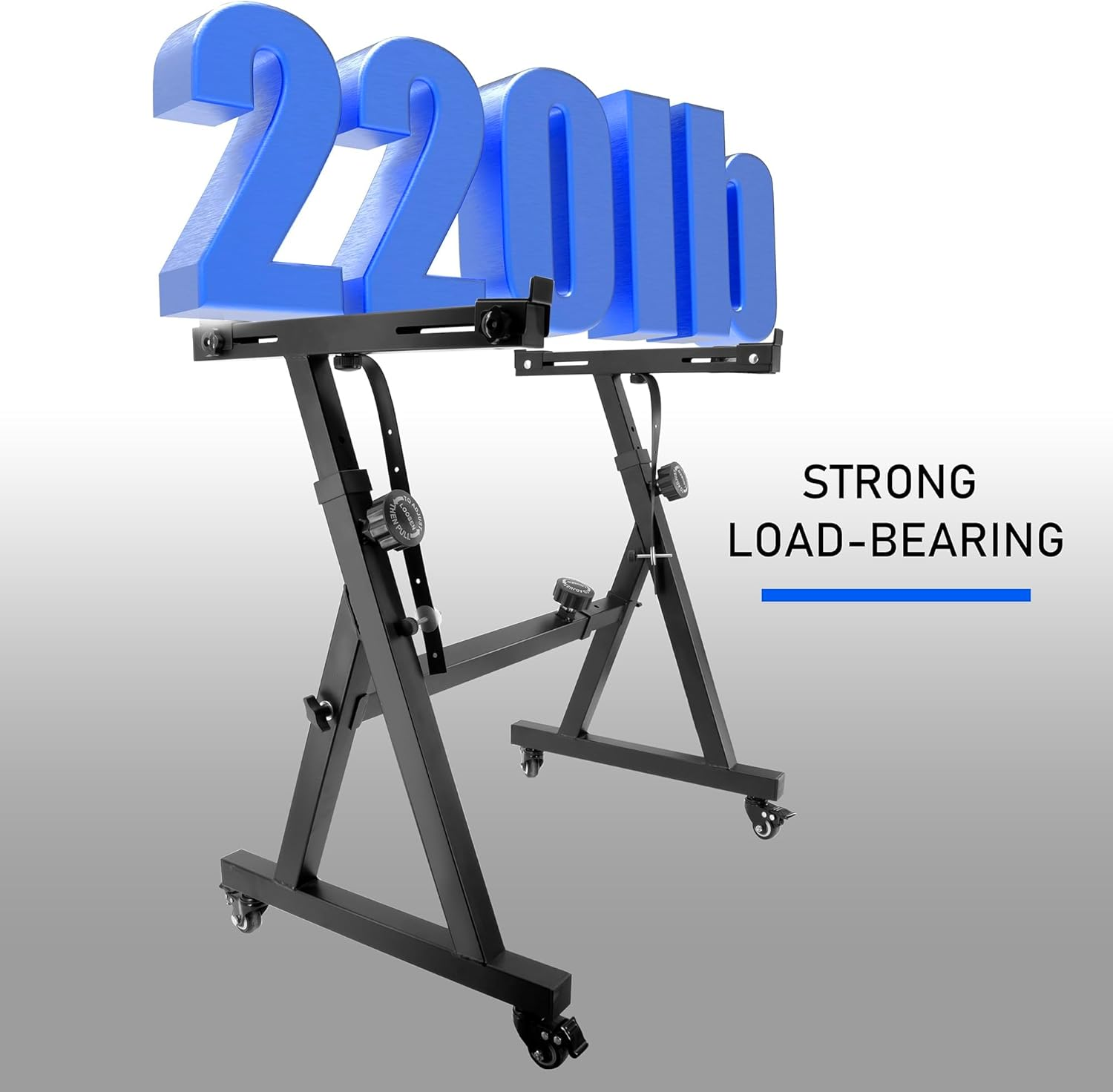 Universal Keyboard Stand, Z-Style Heavy-Duty Piano Stand, Adjustable and Portable Piano Keyboard Stand for 61 and 88 Keys image number 6