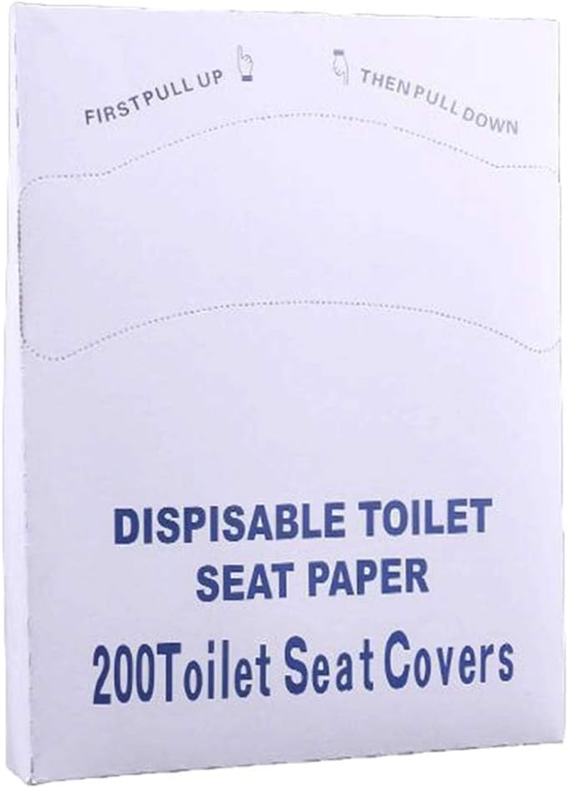 Disposable Toilet Seat Covers for Travel - 200 Count Biodegradable & Flushable, Self-Dissolving Seat Cover for Public Restroom, Fits in Standard Dispensers | for Adults and Kids Travel, Public Restroom Sanitation, Hotels, Bed and Breakfast Owners image number 6