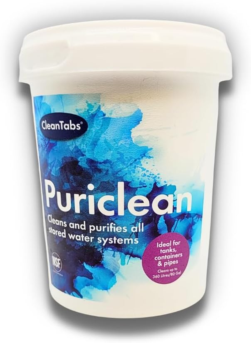 Puriclean 2 X 400G Water Tank Purification Treatment Caravan System Cleaner