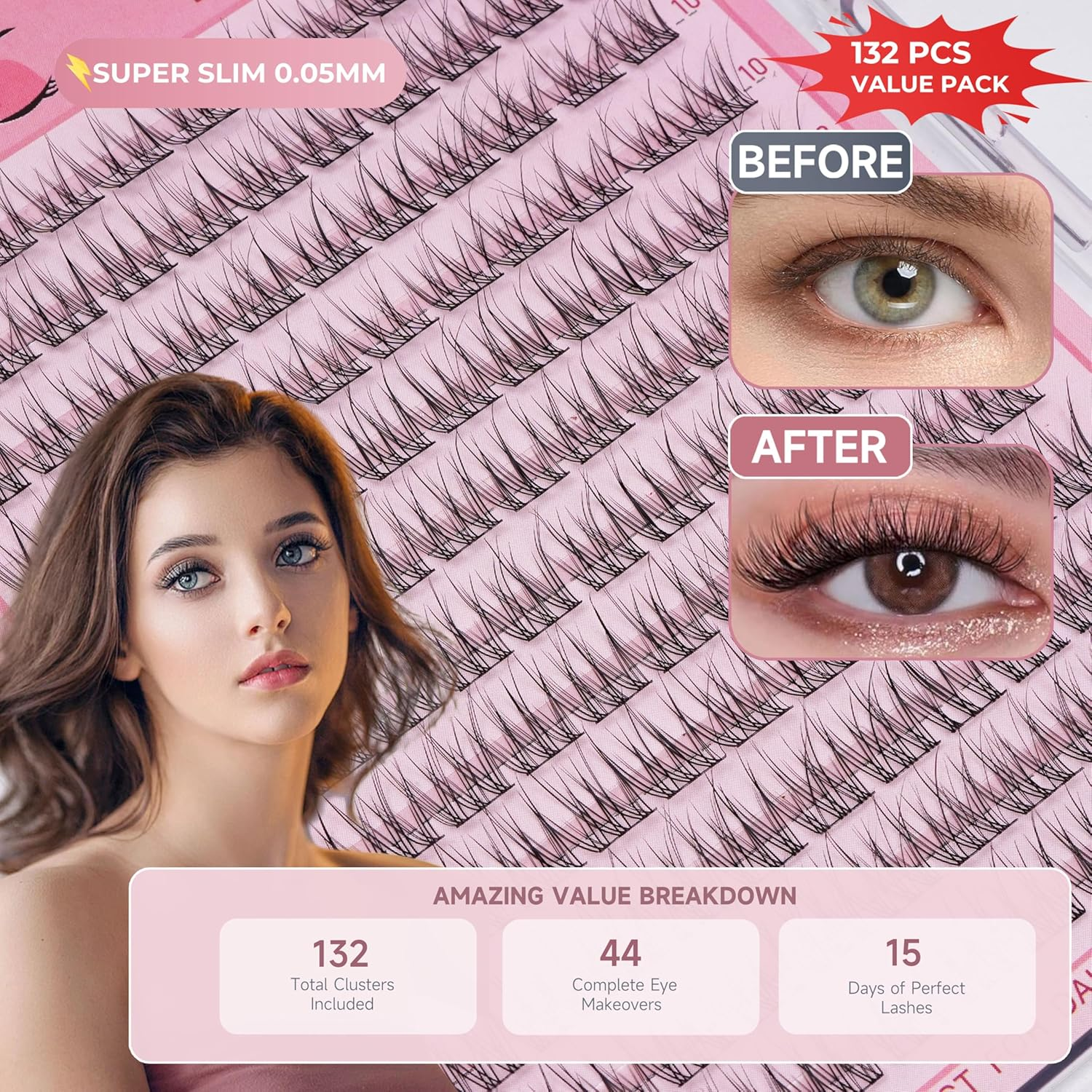 Luxury Mini Lash Application Kit - Premium Precision Tweezers & Professional-Grade Compact Adhesive, High-End Tools for Discerning DIY Lash Artists image number 1