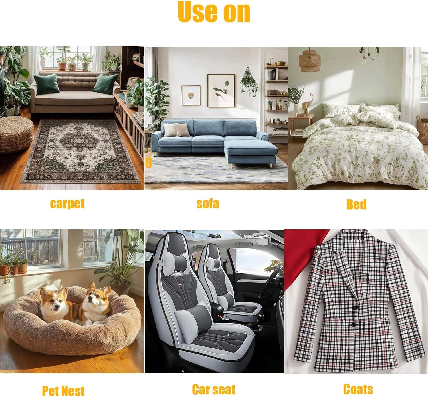 Lizihaowu Pet Hair Remover, Pet Grooming Gloves, Cat Hair Glove, Two-Way Static-Cleaning (1Pcs)