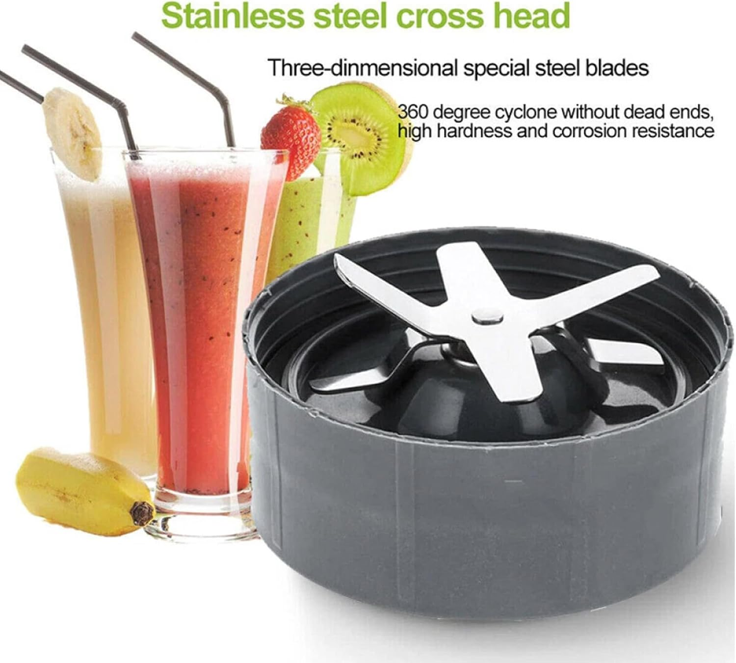 Replacement Extractor Blade with Gasket for Nutribullet 600W & 900W Pro Series Blender Blade Replacement Accessories Parts,2-Pack image number 6