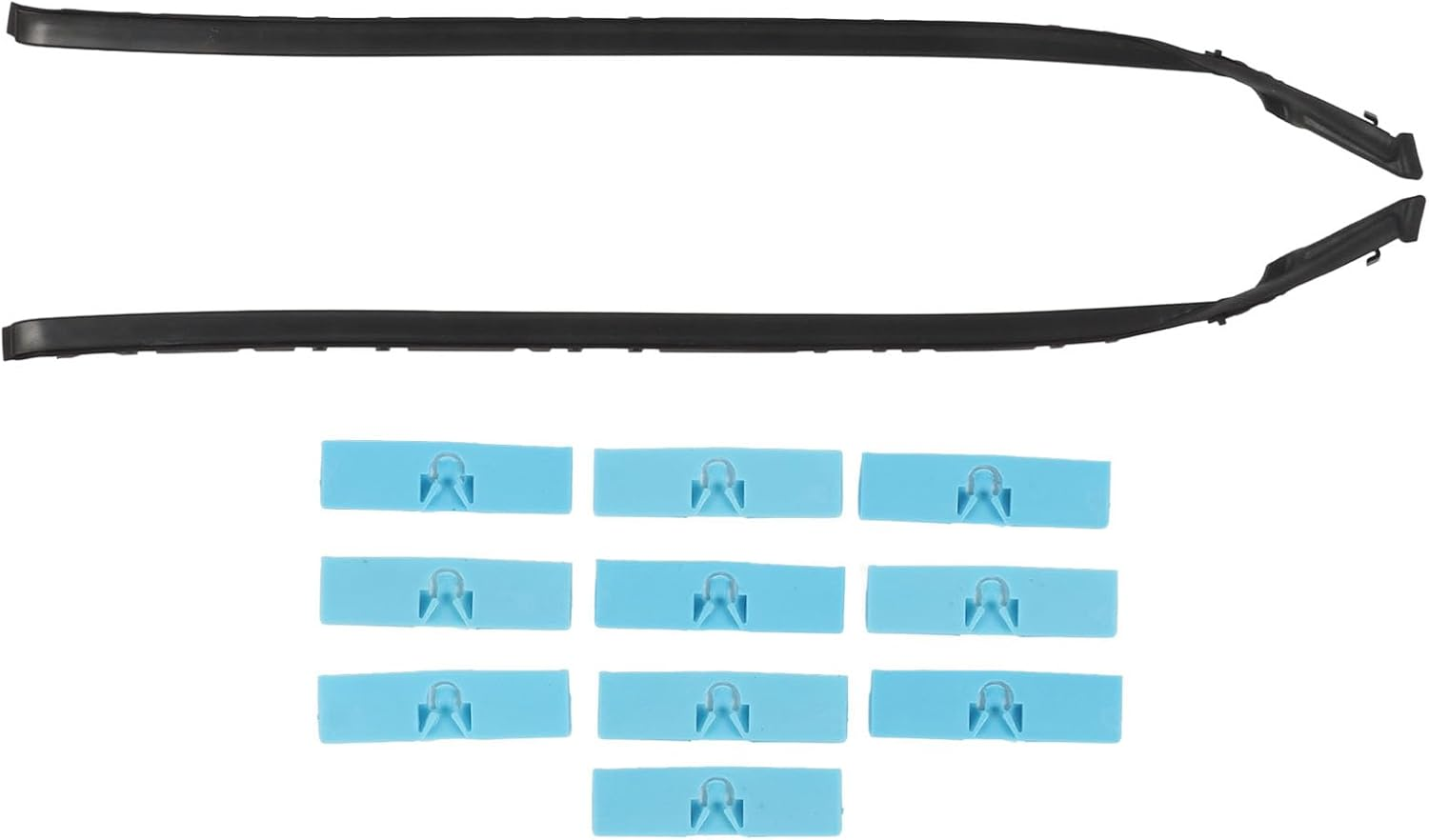 2Pcs Roof Trim Molding Kit, Left Right Car Windshield Roof Molding Drip Weatherstrip, 75551 53020 75552 53020 Roof Drip Moulding Seal for IS250 IS350 Is F Models image number 2