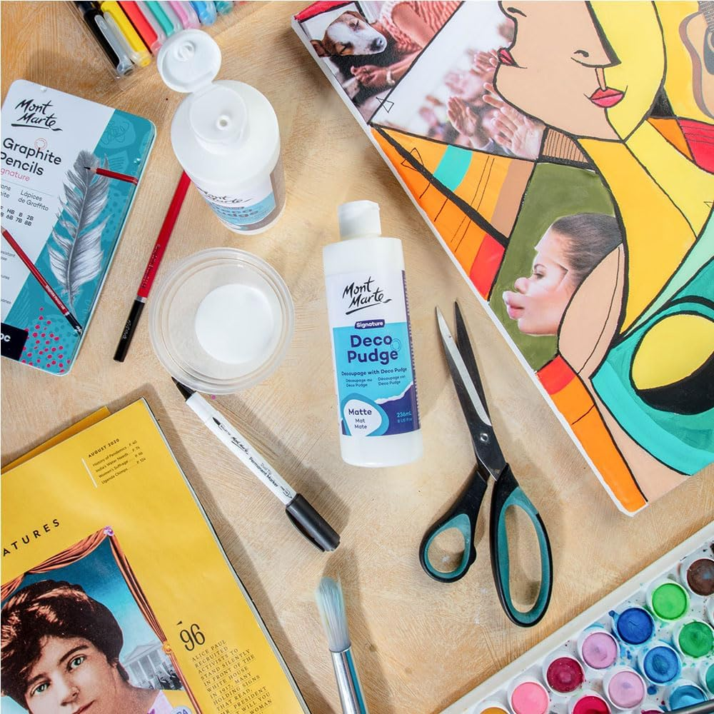 Mont Marte Signature Matte Deco Pudge Craft Varnish 236 Ml image number 1