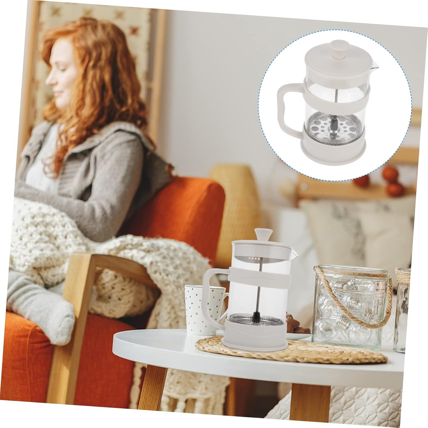 HAKIDZEL Professional Carafe Maker Pot Tea Maker Pot Coffee Press Espresso Office