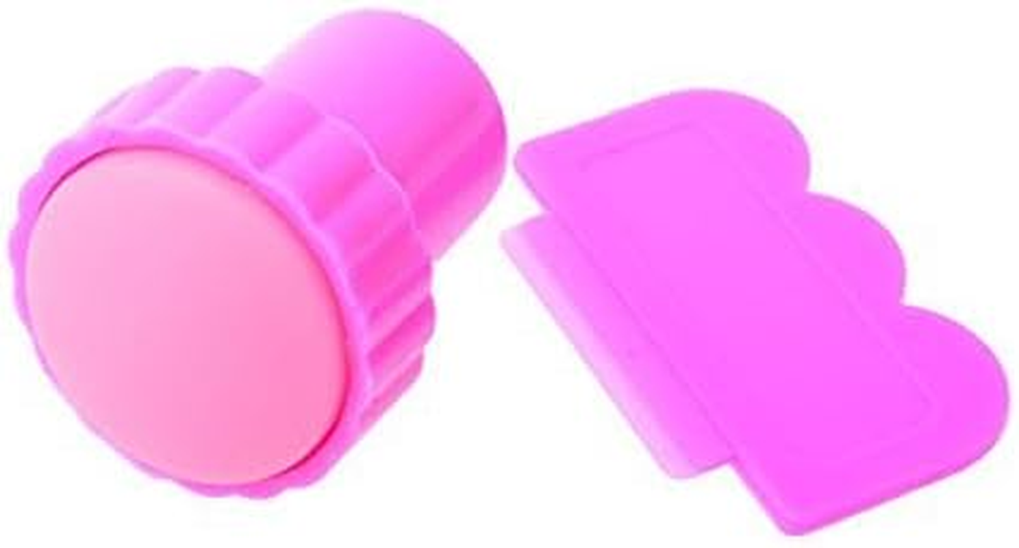 10 X Nail Art Stamp Stamping Plate Set + Tool Stamper Design Kit