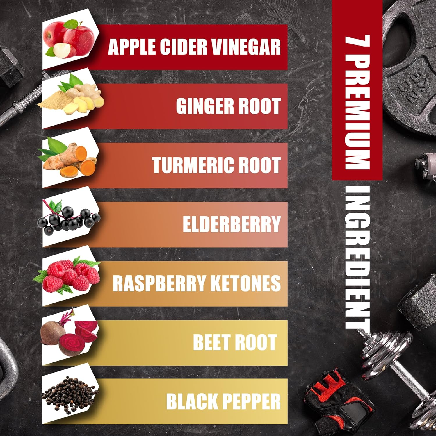 Apple Cider Vinegar Capsules - Herbal Equivalent with Ginger, Turmeric, Elderberry, Beet Root - 2 Months Supply image number 5