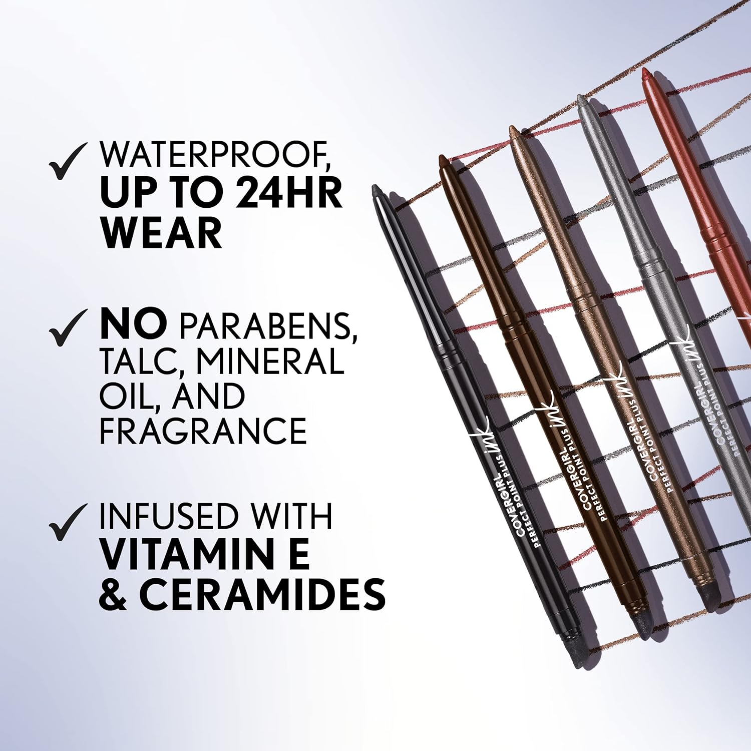 COVERGIRL Perfect Point plus Ink Eyeliner #280 Shimmering Brown image number 2