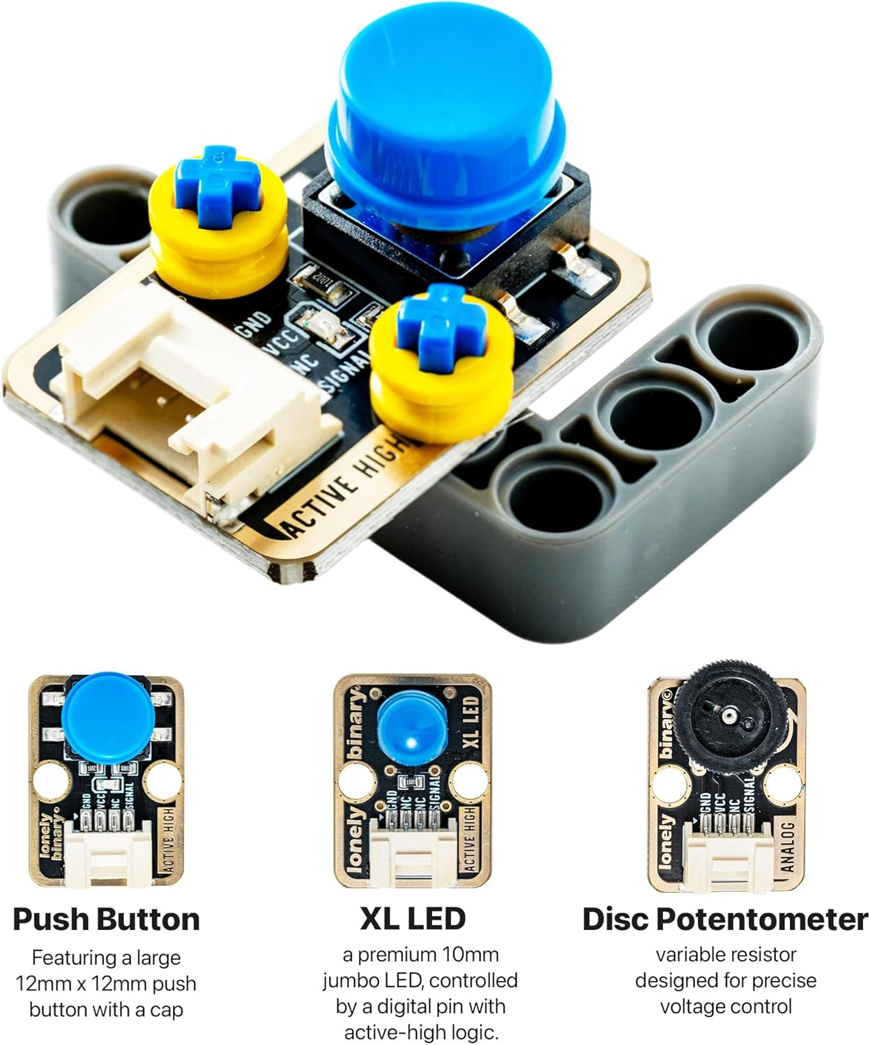 Tinkerblock Uno R3 Starter Kit Compatible with Arduino UNO R3 Atmega328P Development Board,12 Plug-In Sensor + Extension Board with Video Tutorials Compatible with Arduino IDE image number 3