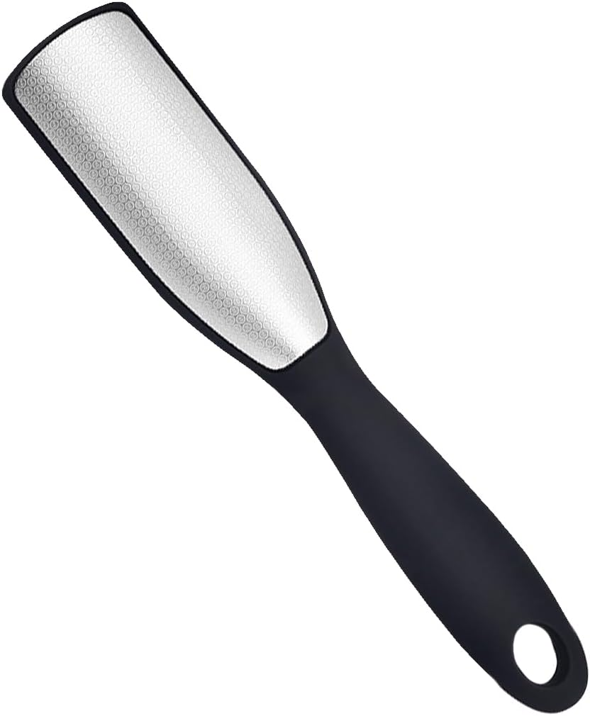 Double Sided Professional Foot Files, Stainless Steel Feet Callus Remover, Foot Rasp for Cracked Heel, Callus, Dry and Foot Corn Removal, Pedicure Feet Scrubber for Dead Skin (Black) image number 1