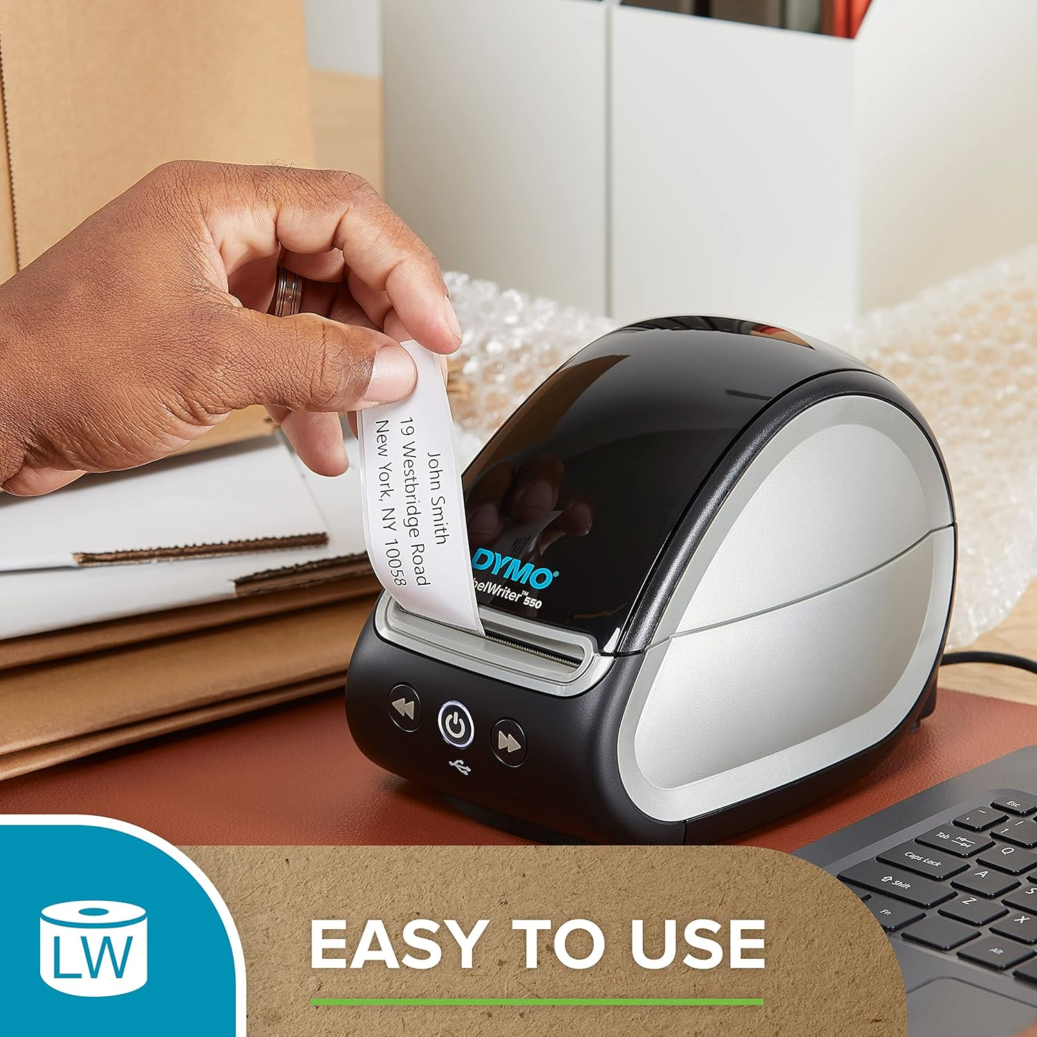 DYMO Label Writer Durable Polypropylene Label, 25 Mm X 54 Mm, White, 160 Count image number 4