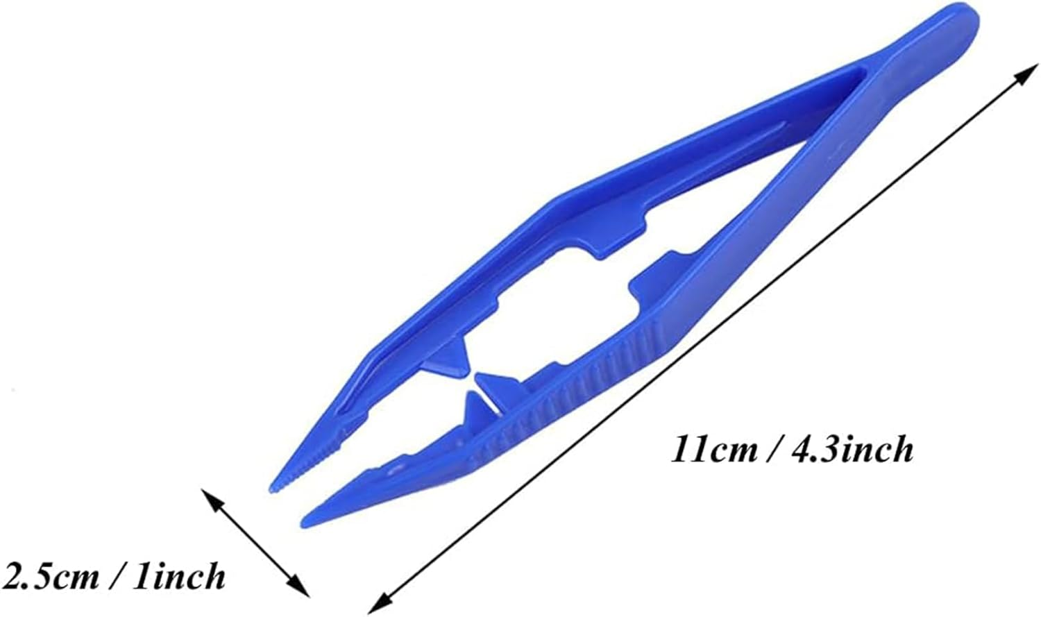 UKKQES 30PCS Plastic Tweezers 5 Assorted Colors Craft Forceps Tools for Handmade DIY Creative Beading Projects Jewelry Making Kids Adult Home Classroom School image number 3