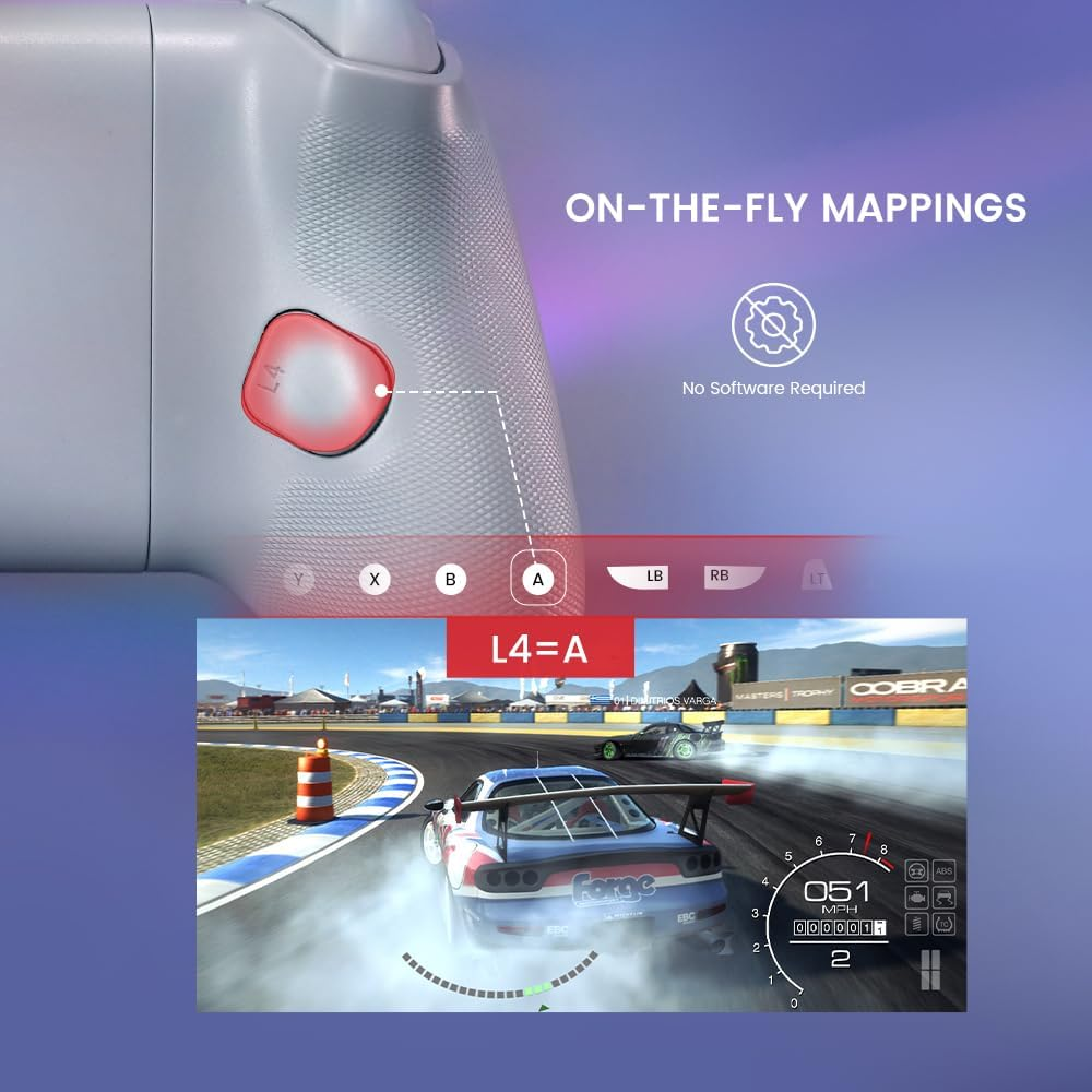 Gamesir G8 Galileo Phone Controller for Android & Iphone 15 Series (USB-C), Mobile Gaming Controller with Hall Effect Joysticks, Play Xbox, Call of Duty,  & More image number 6