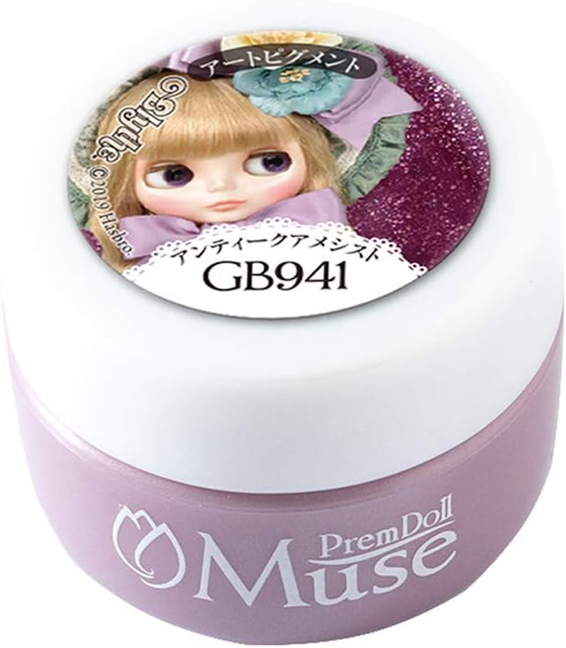 PREANFA PDU-GB941 Premdoll Muse Color Gel, Antique Amethyst 0.1 Oz (3 G), Gel Nails image number 1