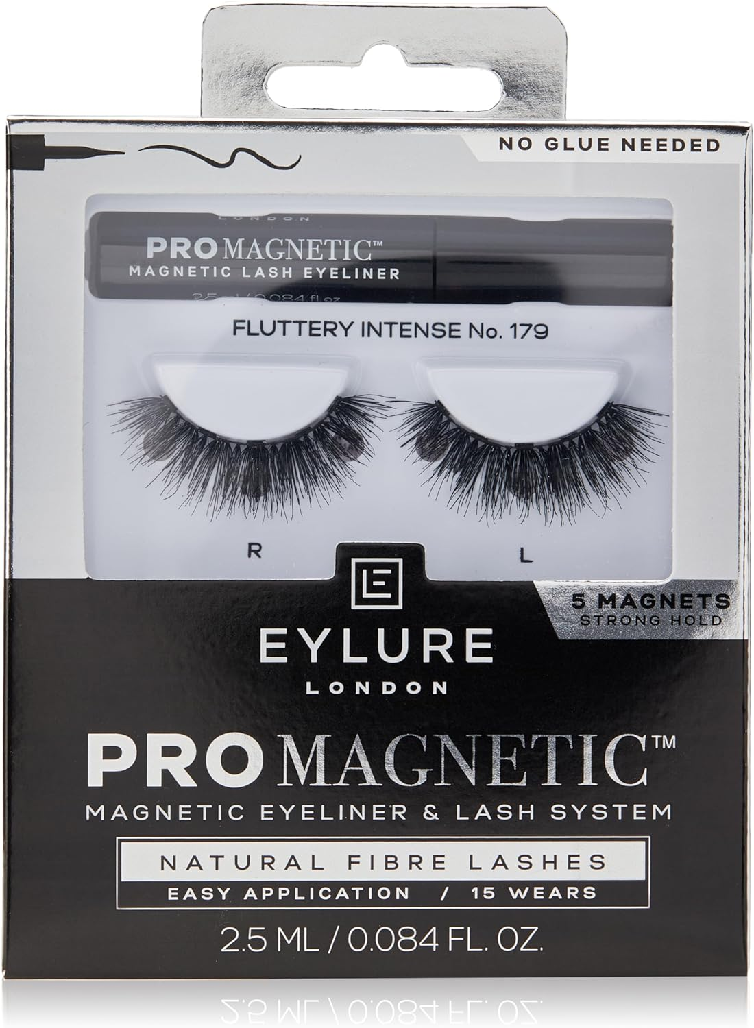 Eylure Promagnetic Lash Kit, Magnetic Eyeliner & Lash System, Accent, 2.5Ml image number 5