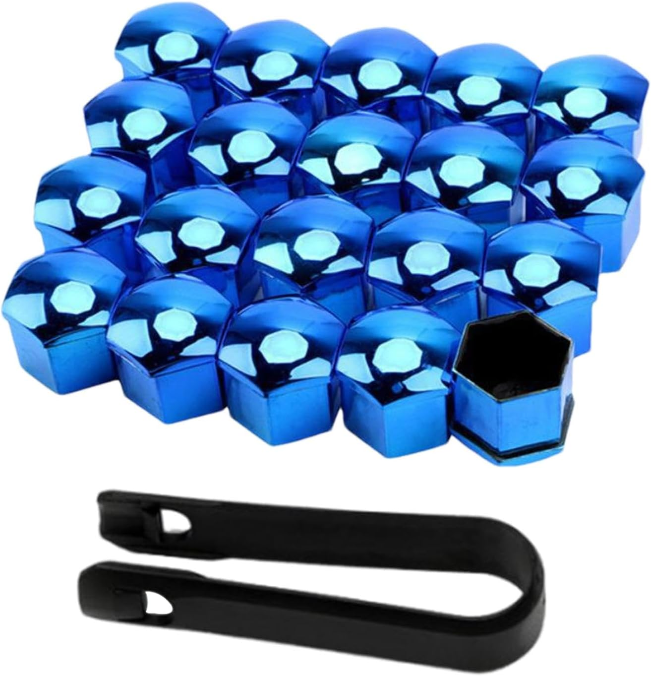 Car Tire Nut Caps,Wheel Bolt Nut Covers Caps Set | Tire Nut Covers with Removal Tool, Replacement Dust, 17Mm 19Mm 21Mm, Car Wheel Decoration image number 1