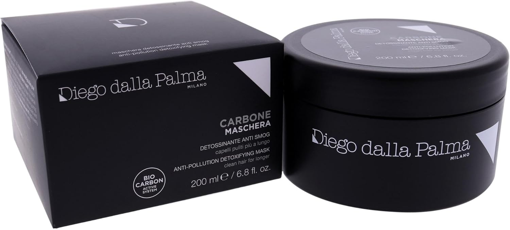 Diego Dalla Palma Carbone Anti-Pollution Detoxifying Mask for Unisex 6.8 Oz Masque