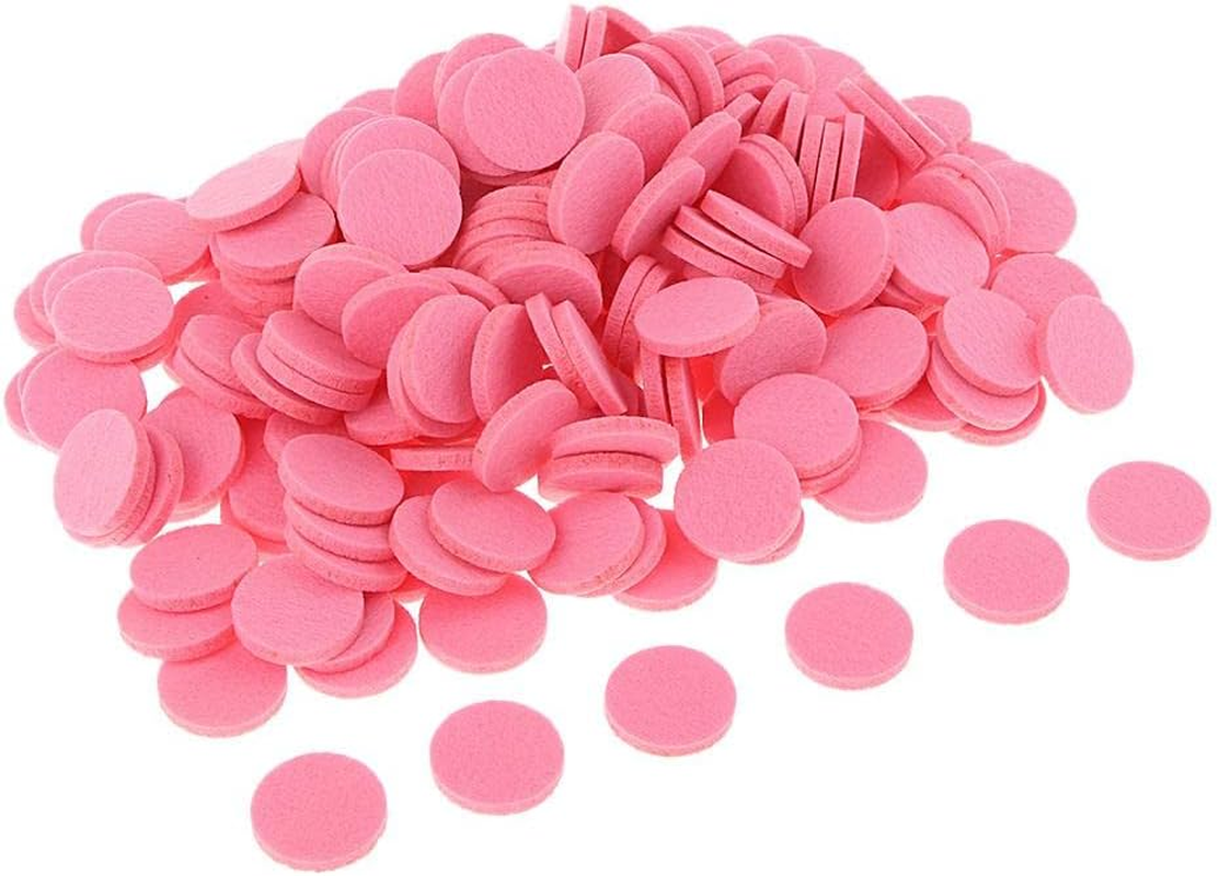 Nishiyuenyi 200Pcs Charms Pendant Locket Essential Oil Diffuser - 21Mm, Pink image number 4