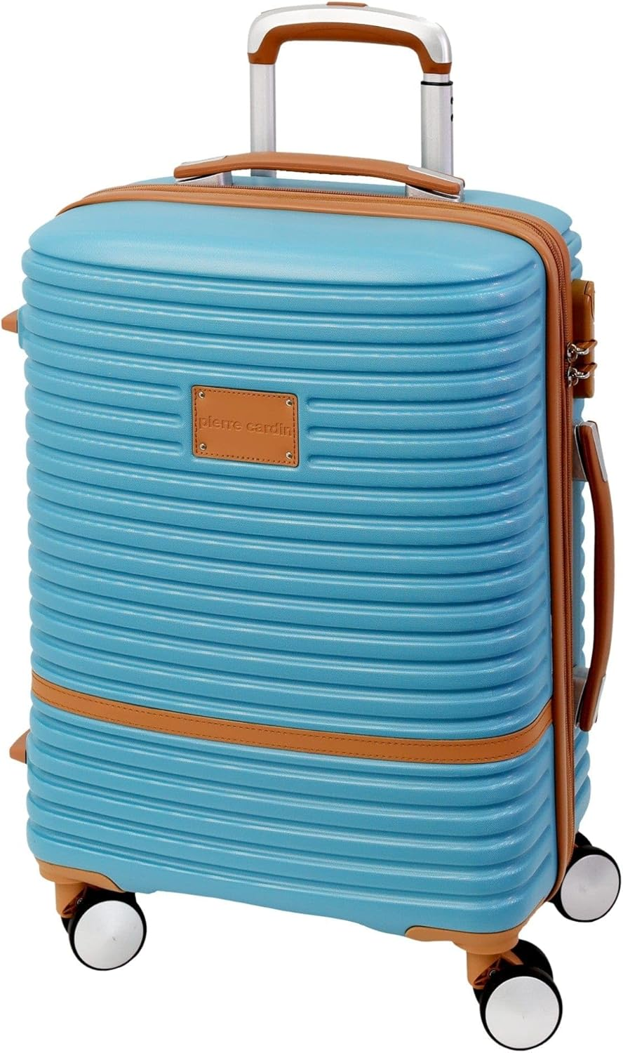 Pierre Cardin 54Cm Cabin Hard Shell Suitcase in Charcoal