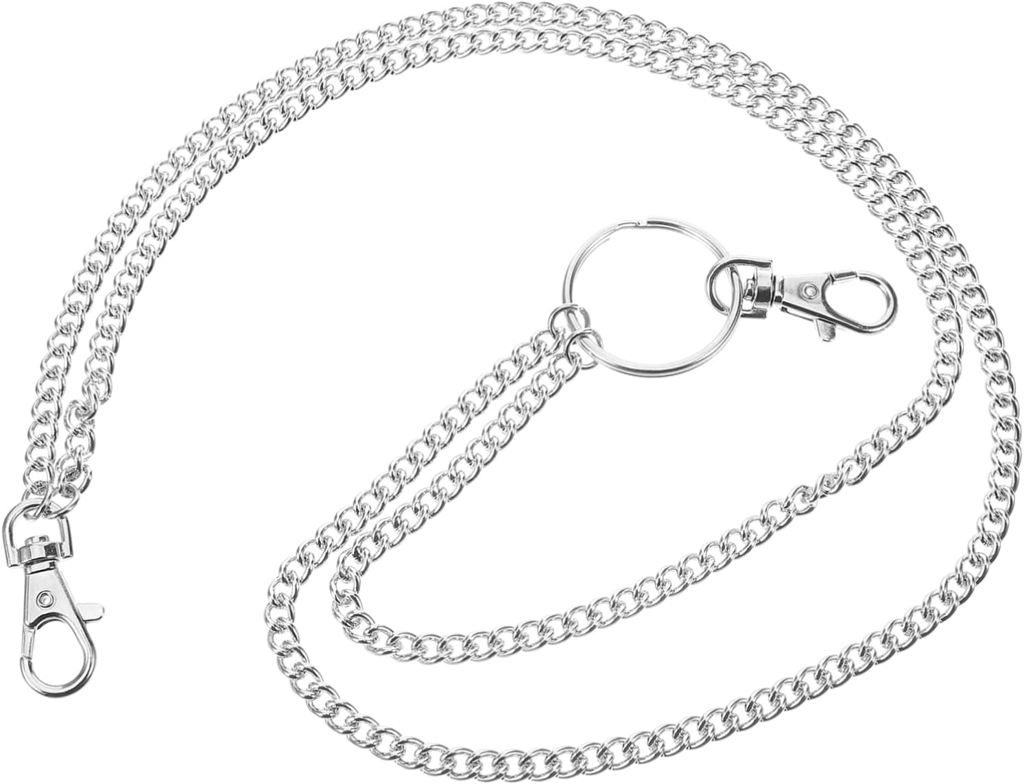 GLSTOY Punk Style Men&rsquo;S Decorative Jeans Chain Belt, Multi-Layer Metal Pant Chains Hip Hop Wallet Hanging Accessory for Street Dance and Casual Wear image number 5