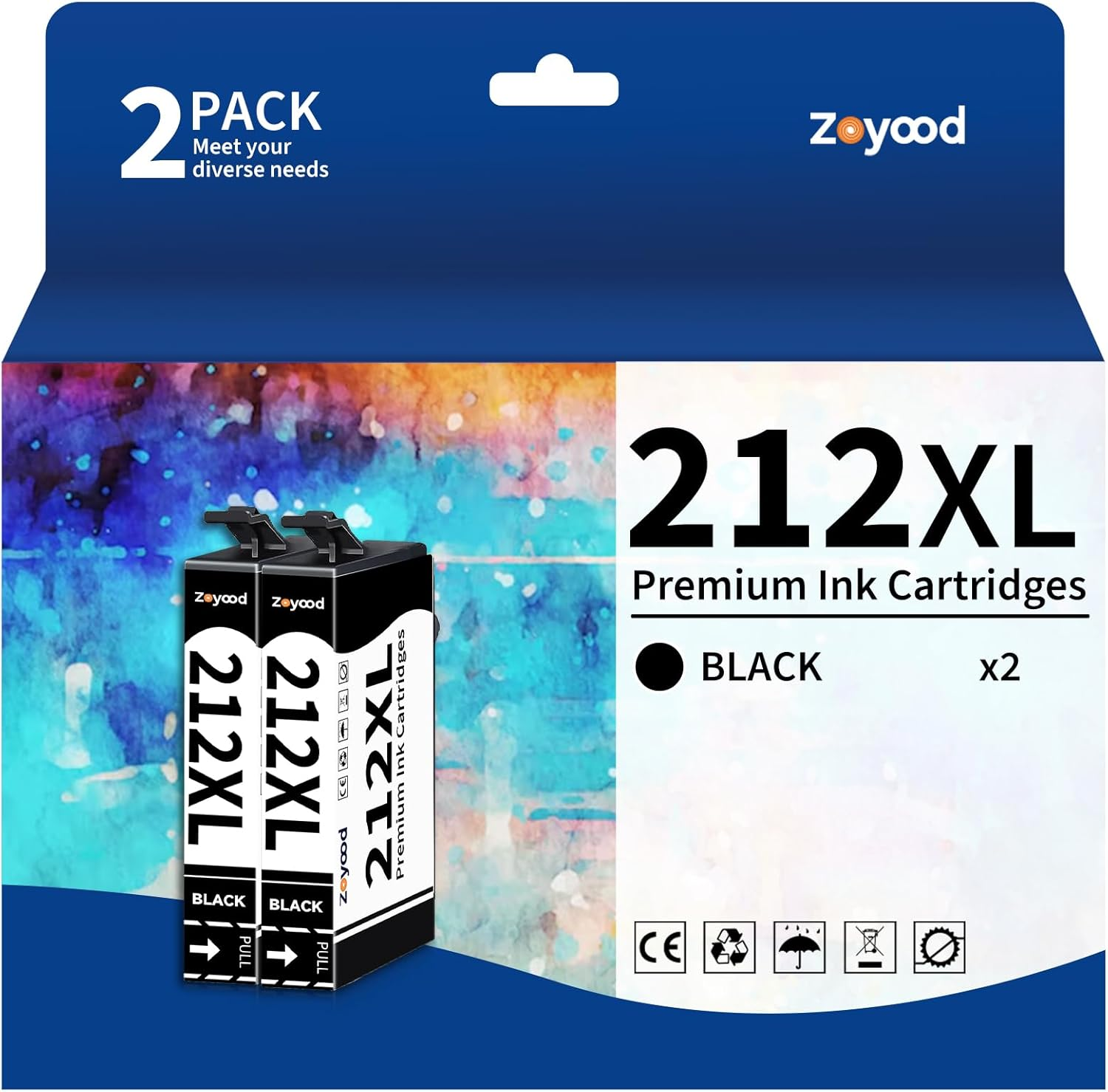 Zoyood 503XL Ink Cartridge Replacement for Epson 503 T503XL T503 503-I Ink Cartridges Combo Pack Work with Epson Expression Home XP-5200 XP5200 Workforce WF-2960 WF2960 Printer (4 Pack)