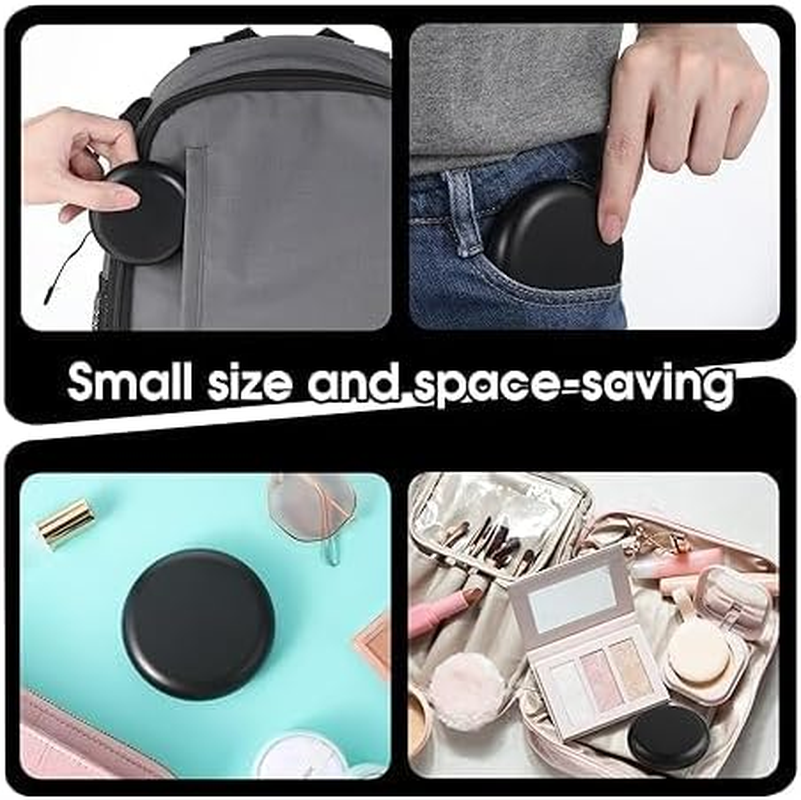 2PCS Orthodontic Retainer Case with Mirror Magnetic Braces Storage Box Denture Case Retainer Holder Solid Orthodontic Aligner Retainer Case Denture False Box Mouthguard Container for Oral Care (White)