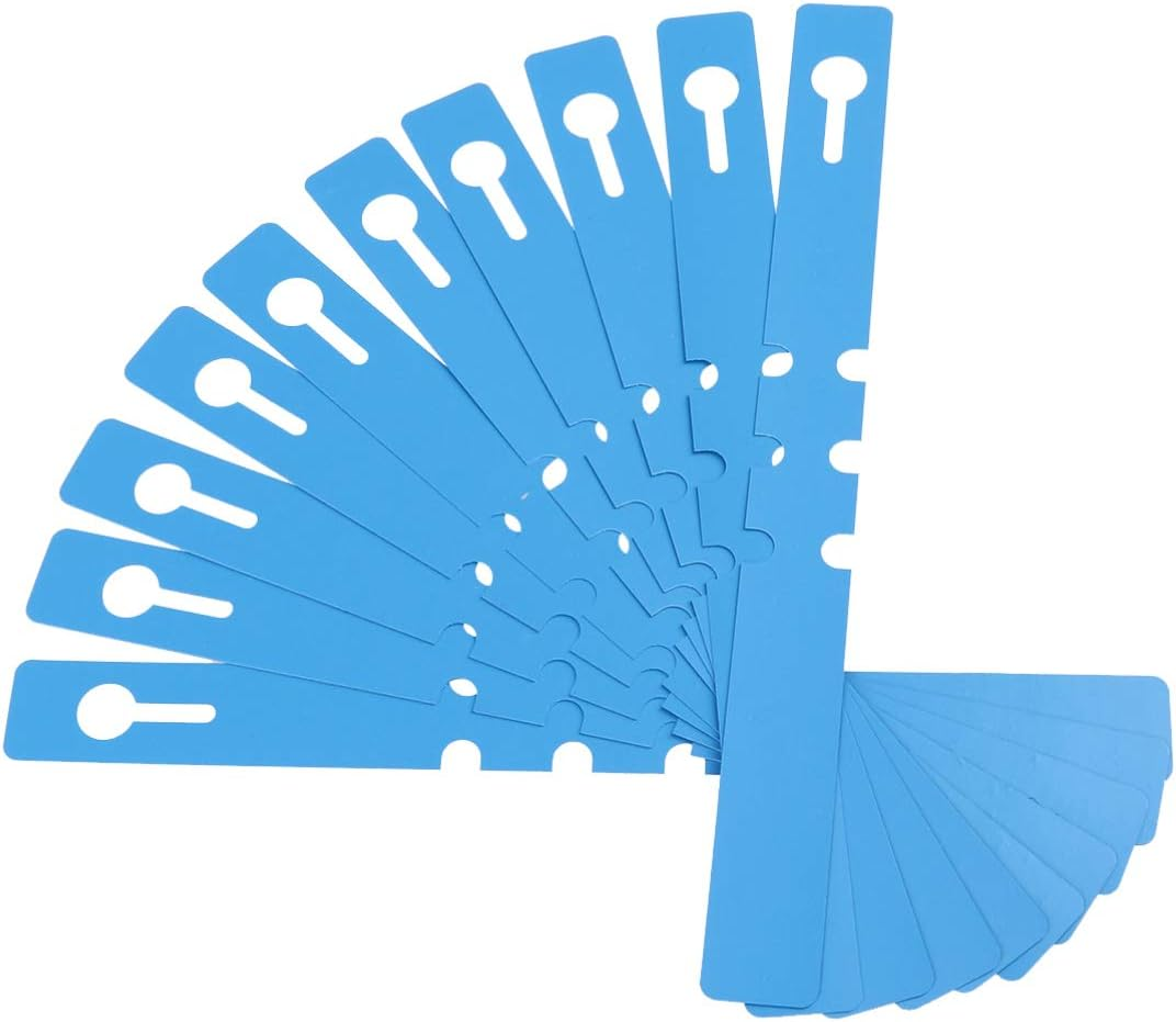 100Pcs Plant Tags Multi-Functional Garden Labels Durable Plastic Tree Stakes Weatherproof Outdoor Plant Markers Large Writing Surface for Easy Identification