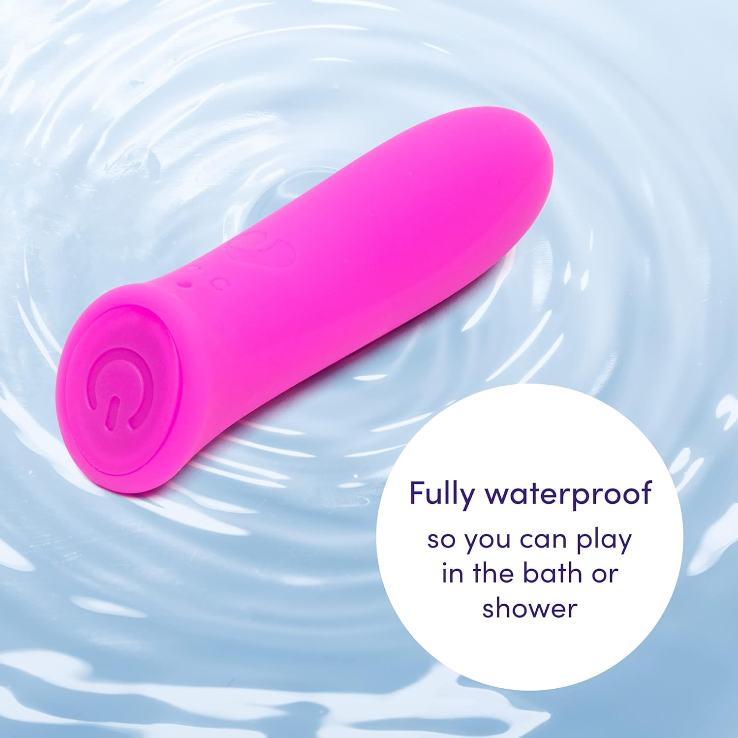 Lovehoney Ignite Bullet Vibrator - 3.5 Inch Silicone Beginner Friendly - 20 Function Mini Bullet Vibrator for Women with Storage Bag - Rechargeable & Waterproof - Pink image number 2